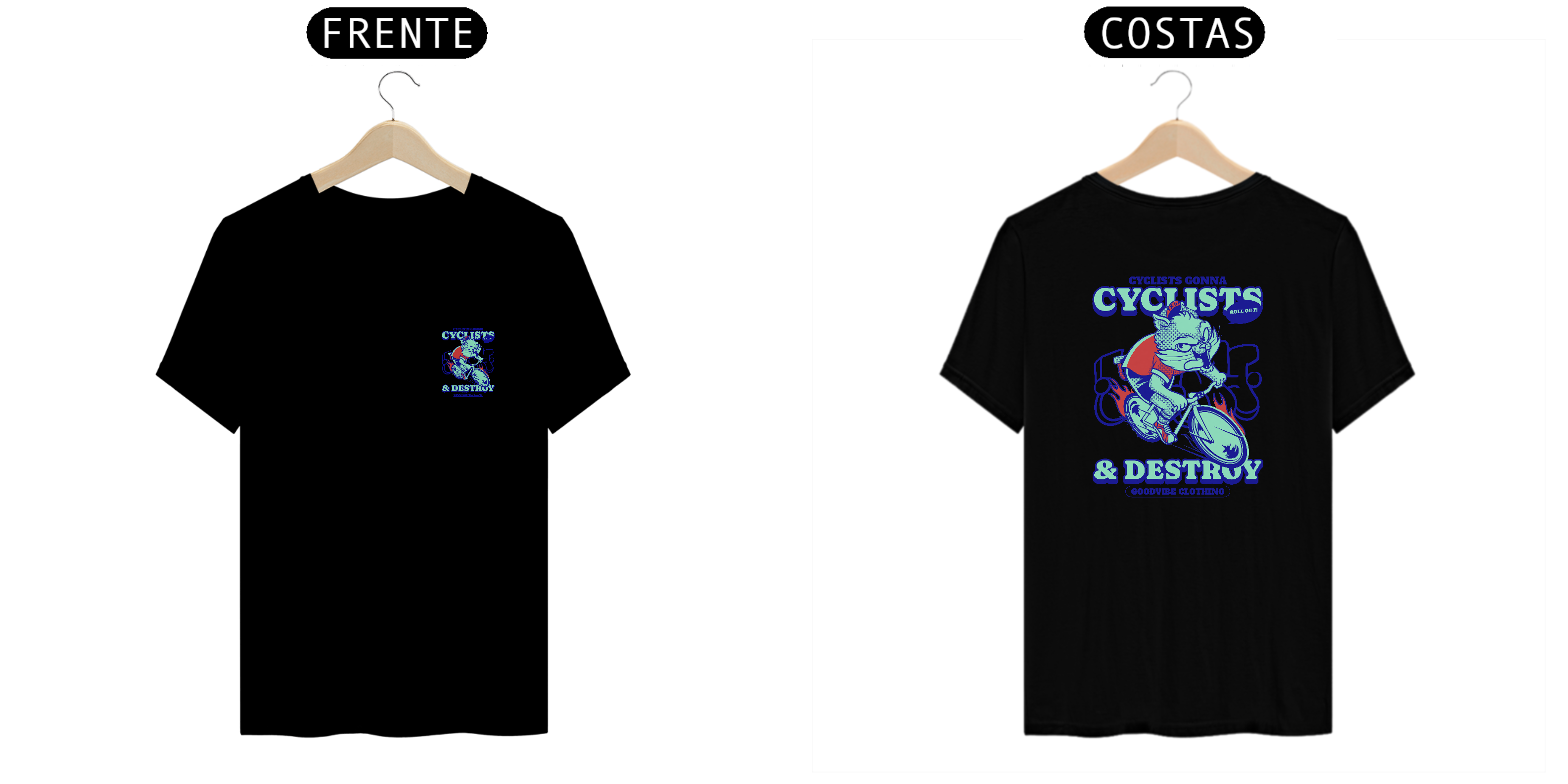 Nome do produto: Camiseta cyclists e destroy