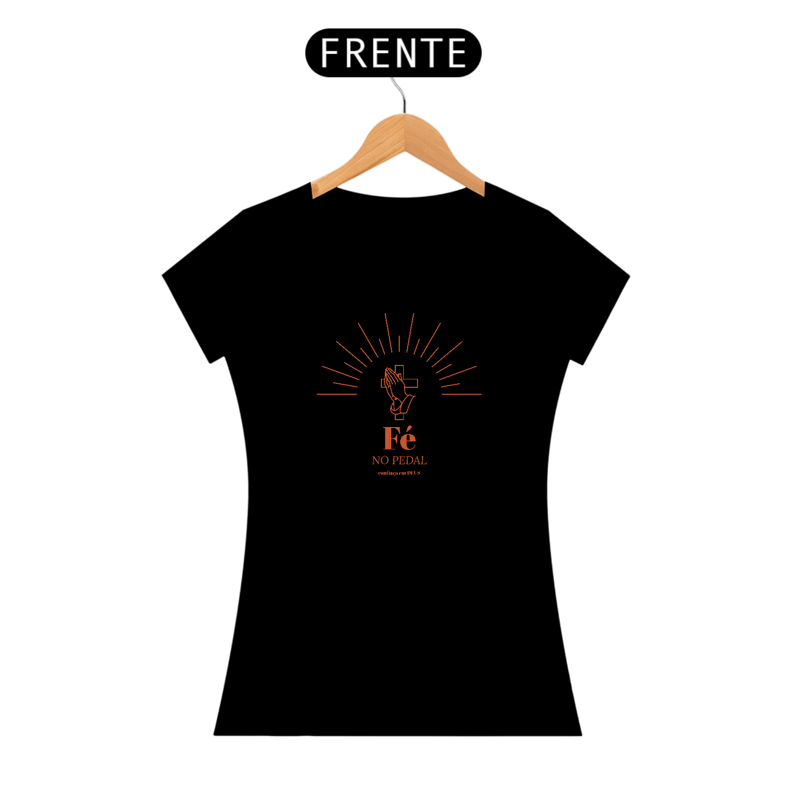 Nome do produto: camiseta FÉ NO PEDAL