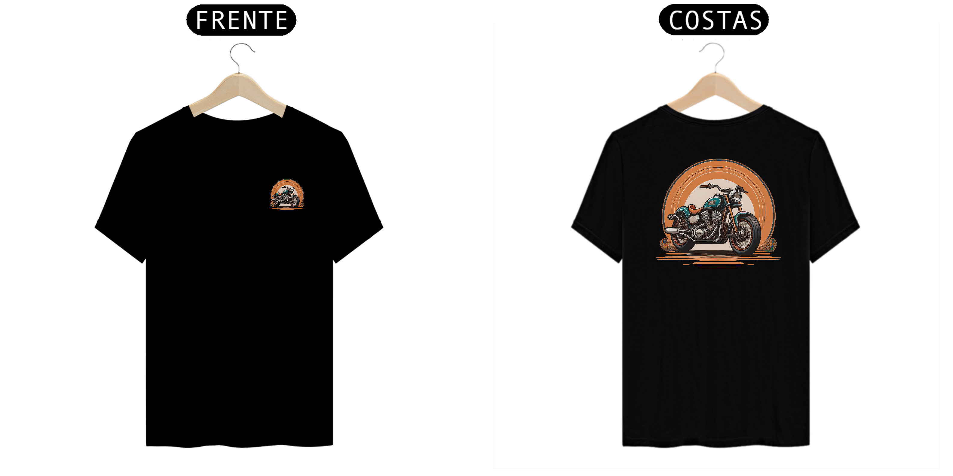 Nome do produto: Camiseta Moto Clube 