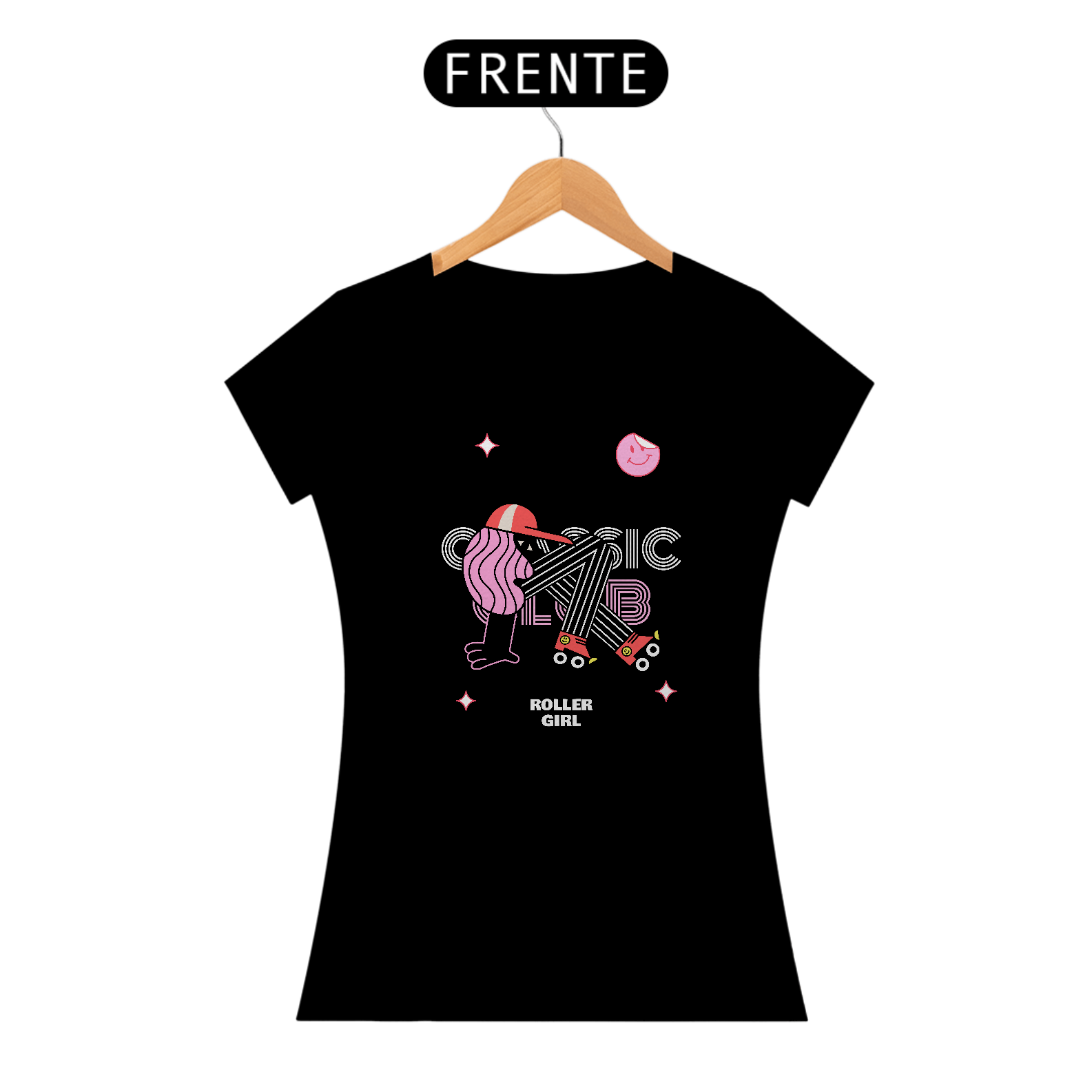 Nome do produto: Camiseta roller GIRL