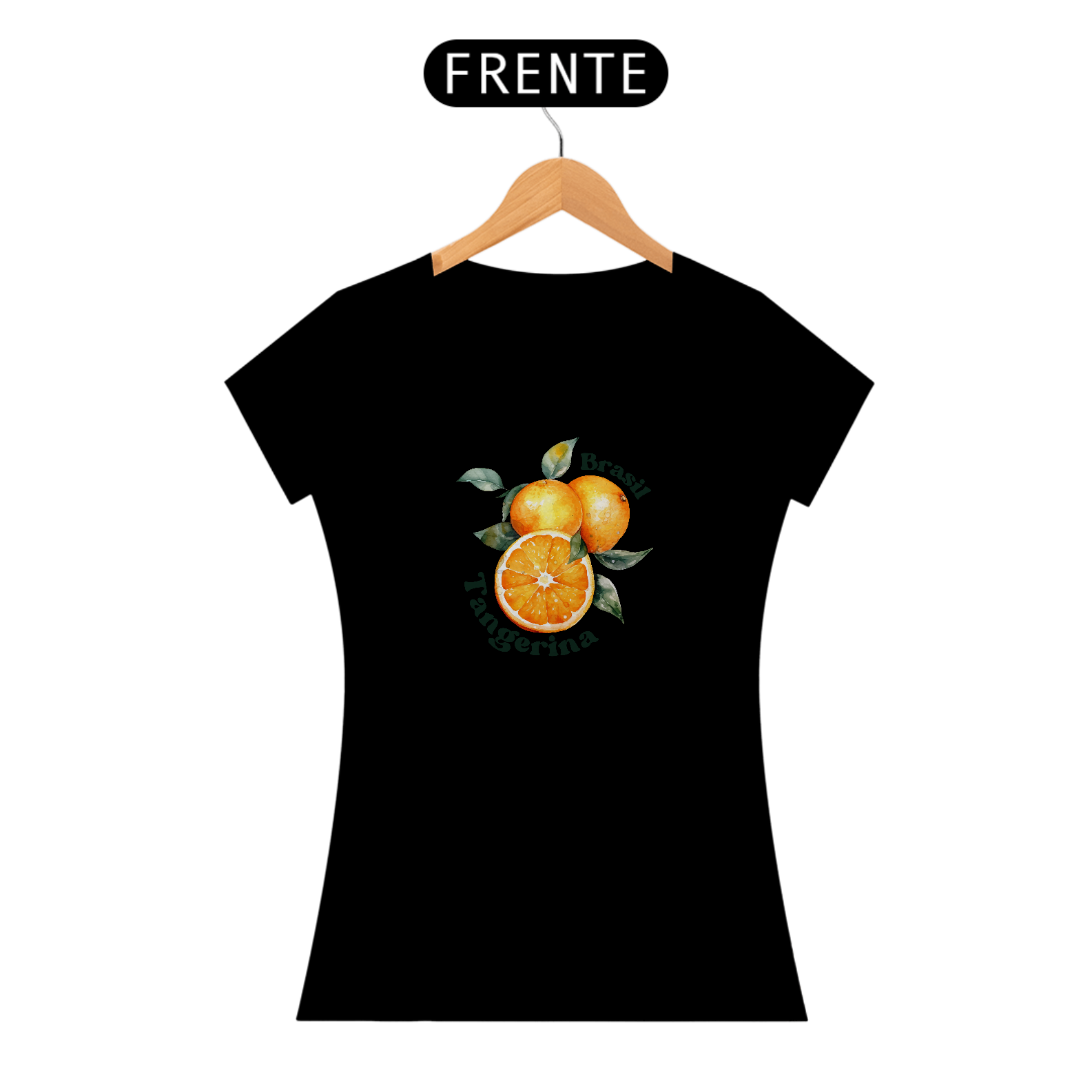 Nome do produto: Camiseta Brasil tangerina