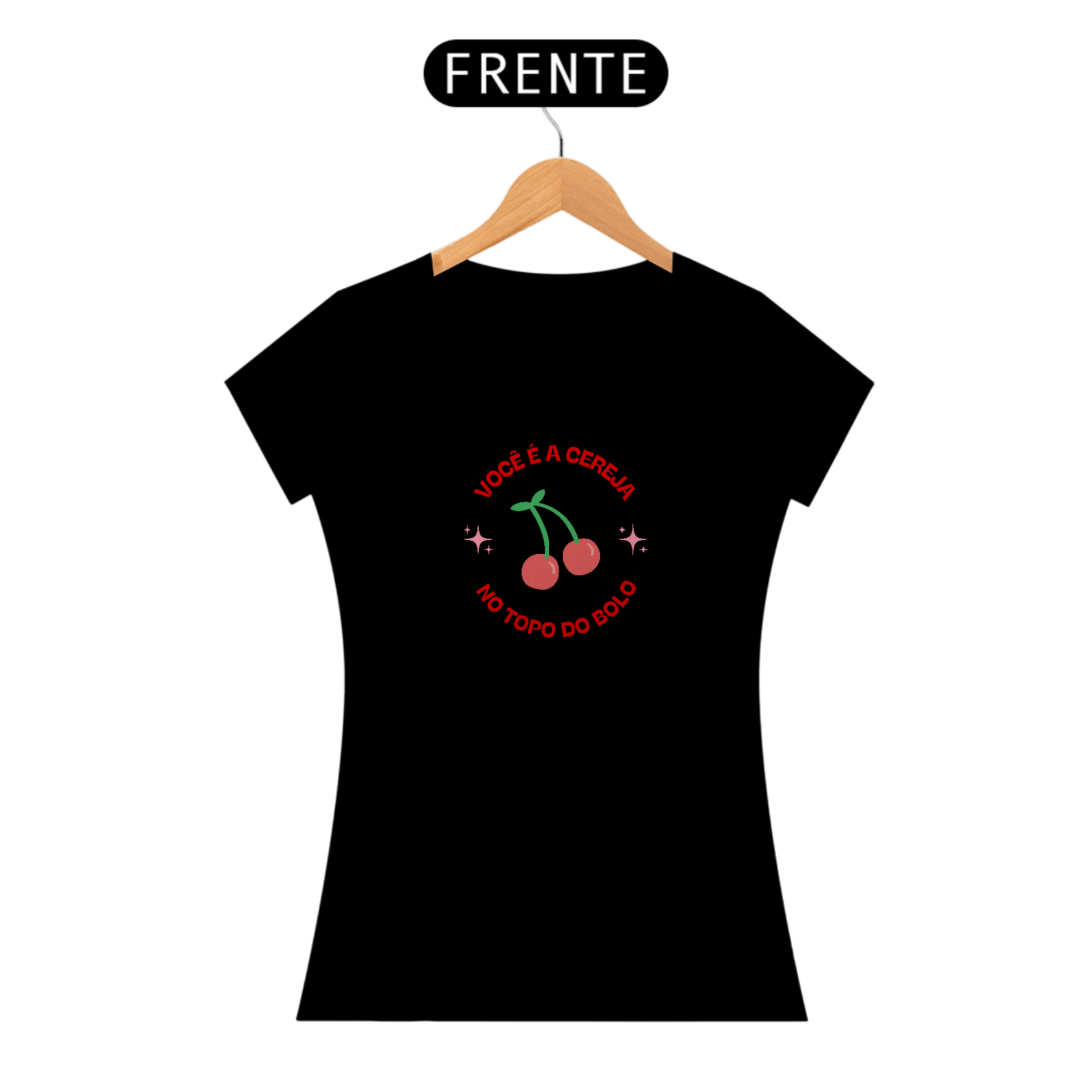 Nome do produto: Camiseta voce e a cereja 