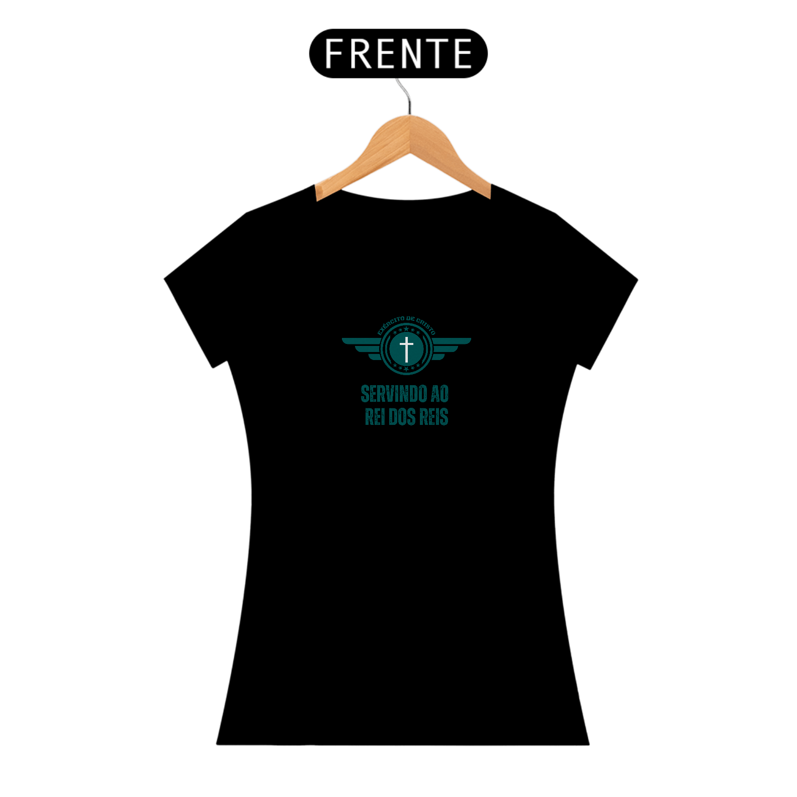Nome do produto: Camiseta servido o Rei dos Reis 