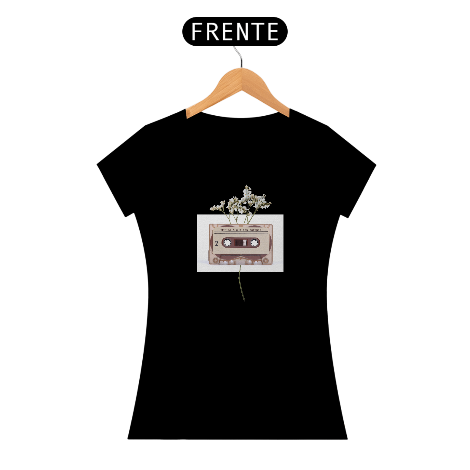 Nome do produto: Camiseta musica terapia