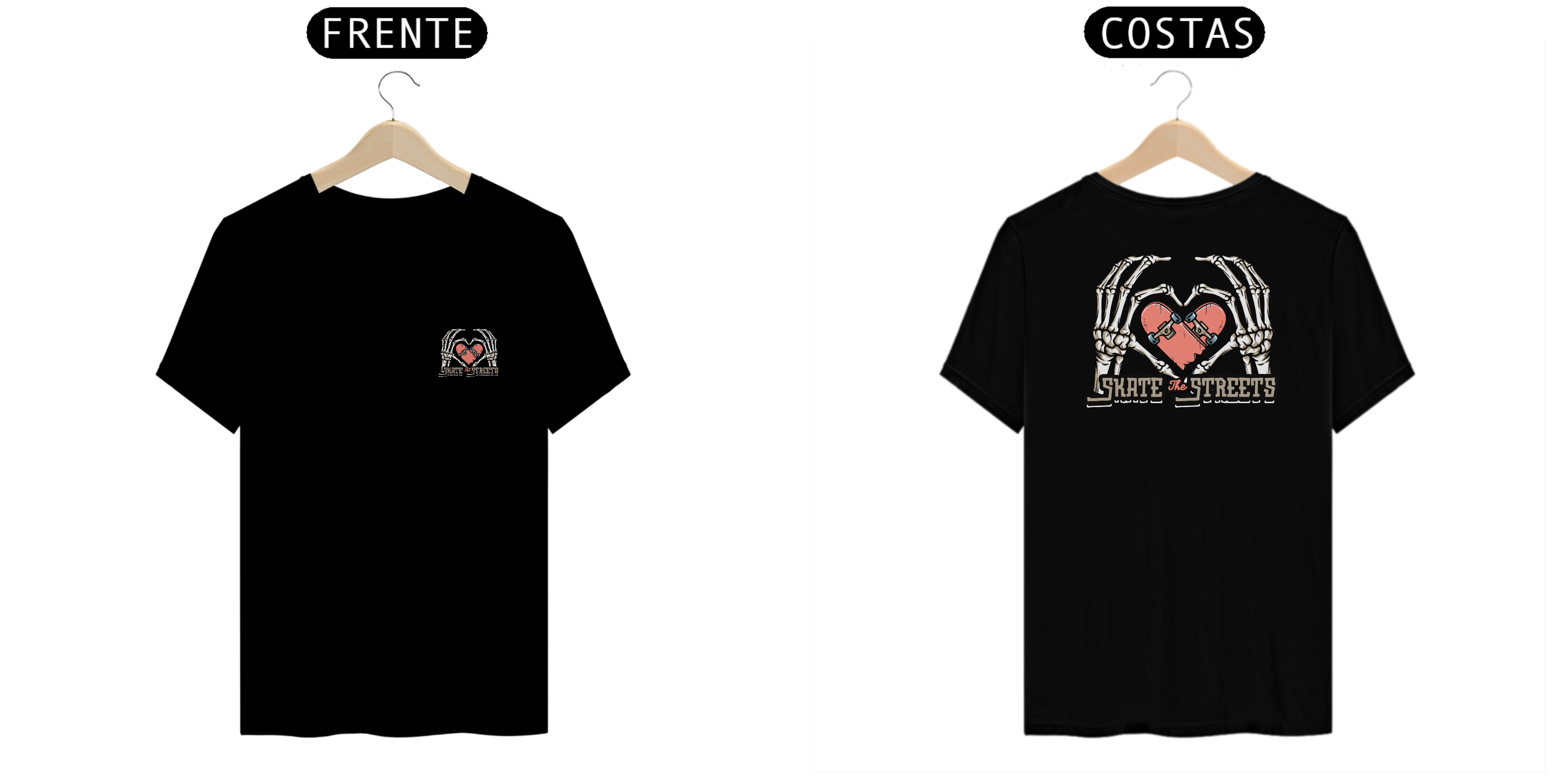 Nome do produto: Camiseta Skate the Streets 