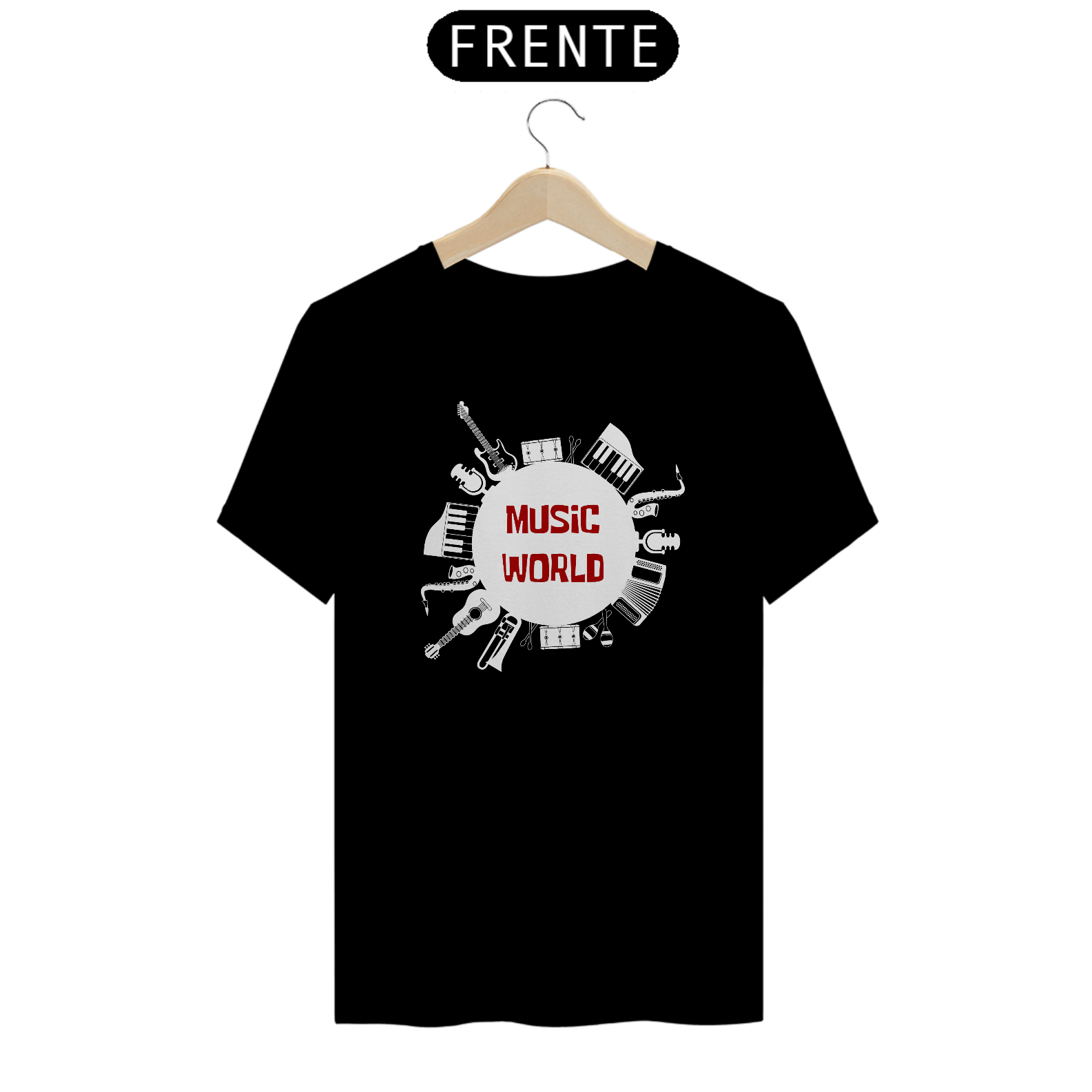 Nome do produto: Camiseta Music World