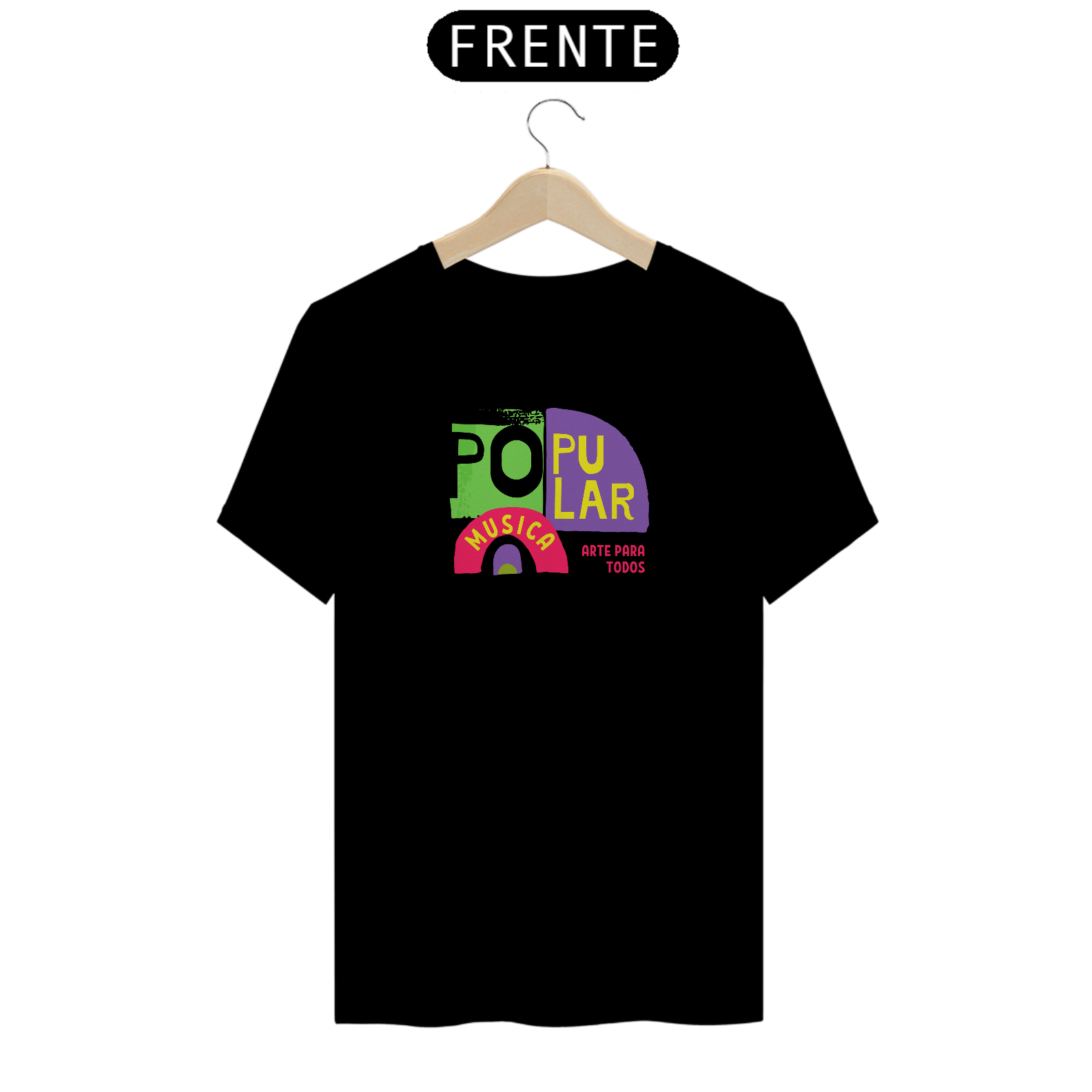 Nome do produto: Camiseta musica Popular