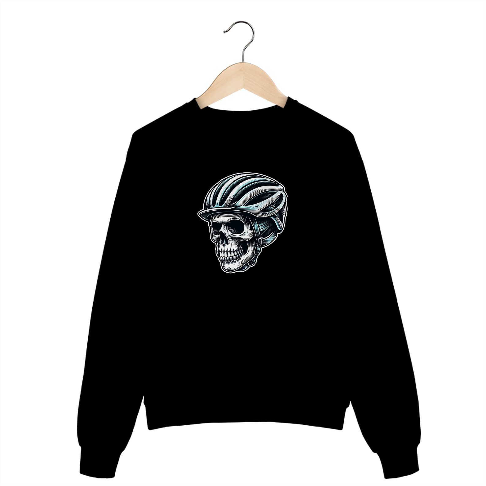 Nome do produto: Moletom caveira azul