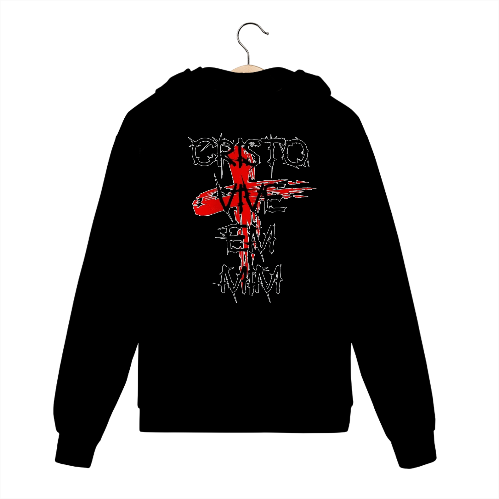 Nome do produto: moletom cristo vive 