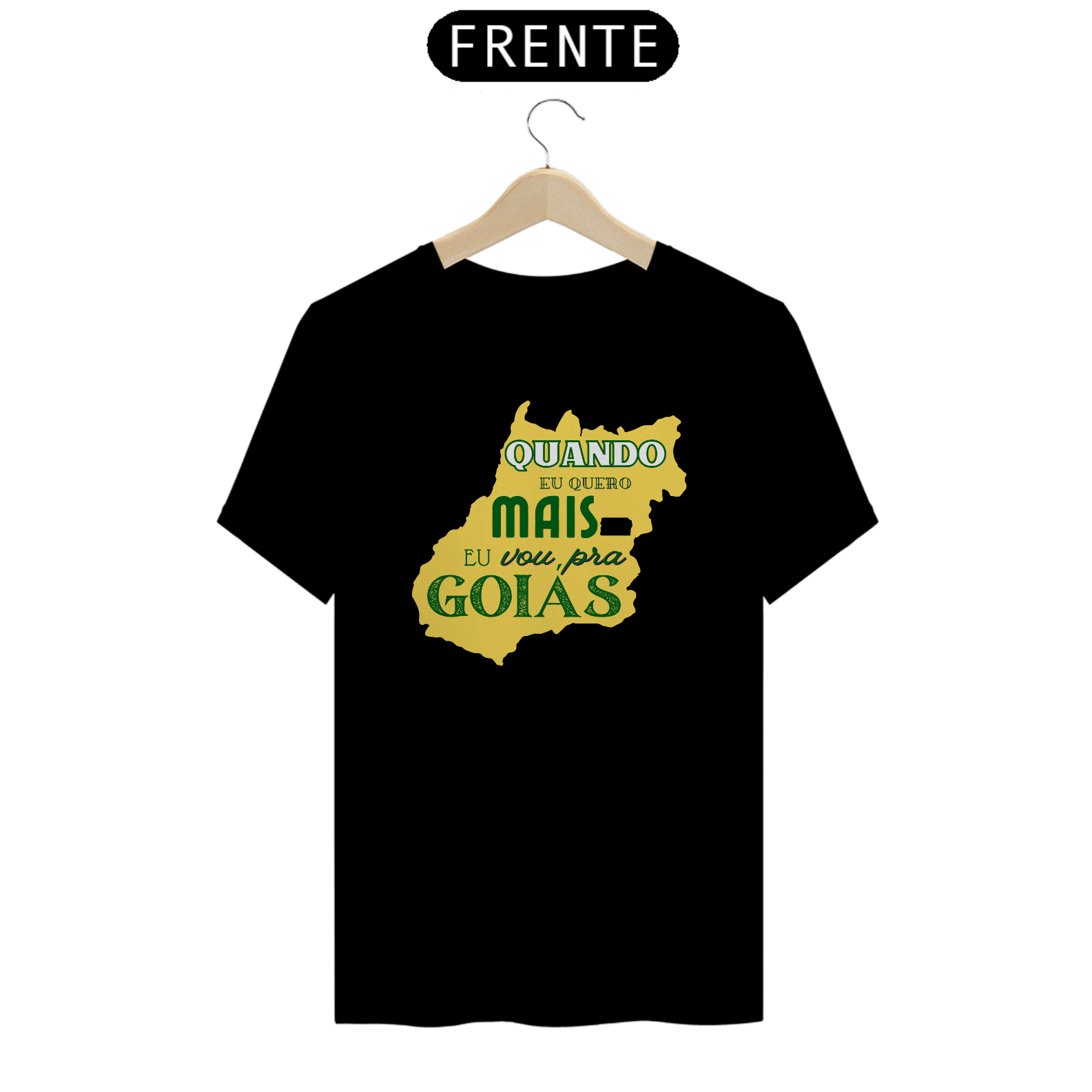 Nome do produto: TSHIRT GOIÁS É MAIS 