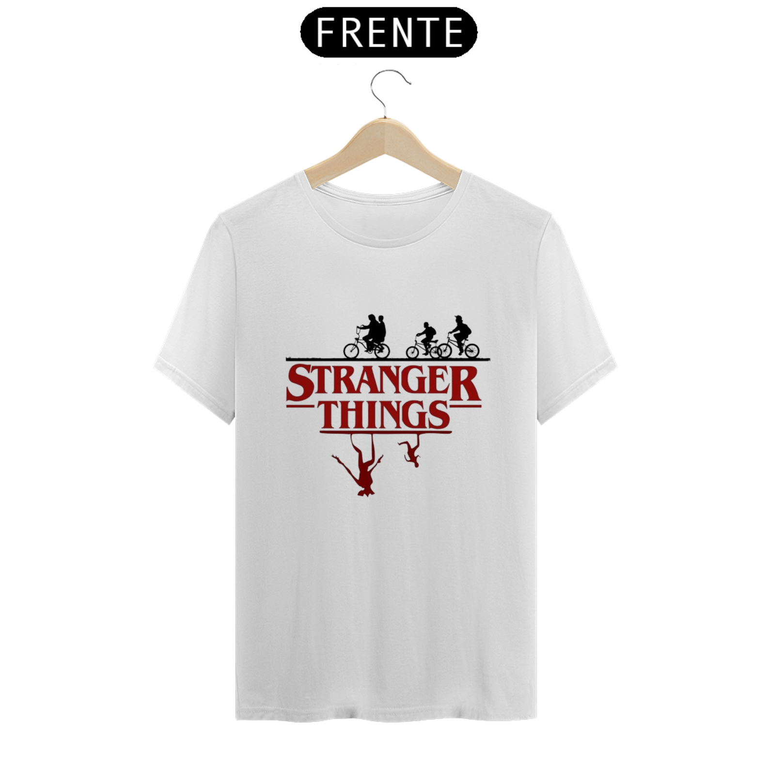 Nome do produto: Camiseta Stranger Things Bike Logo