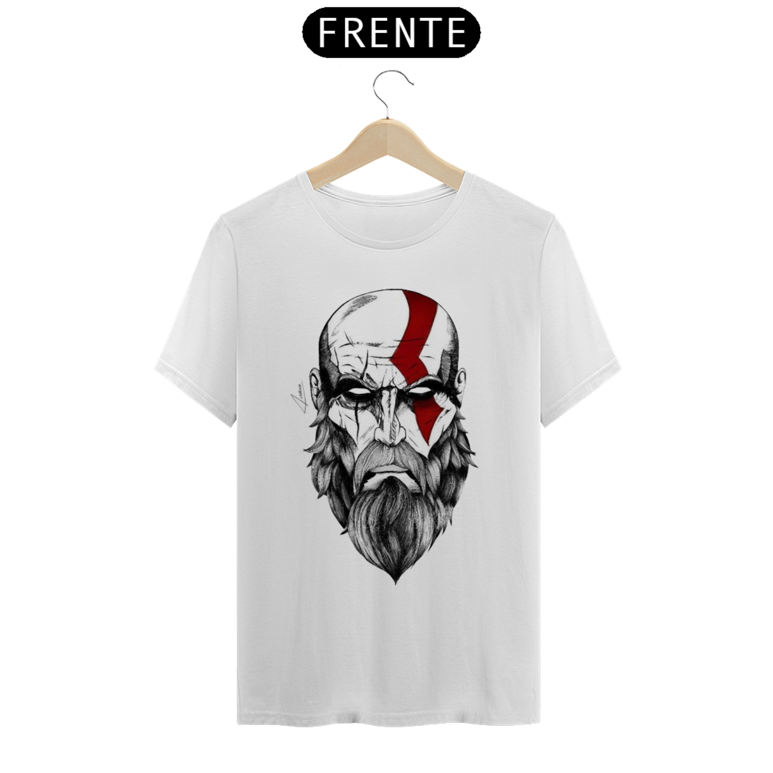 Nome do produto: Camiseta Kratos Barber