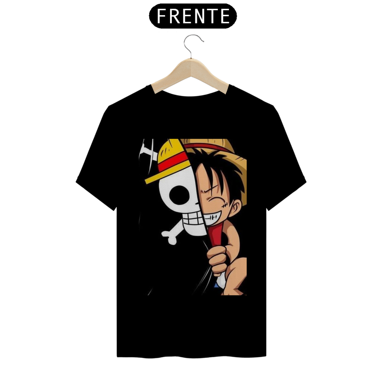 Nome do produto: Camiseta Luffy Caveira