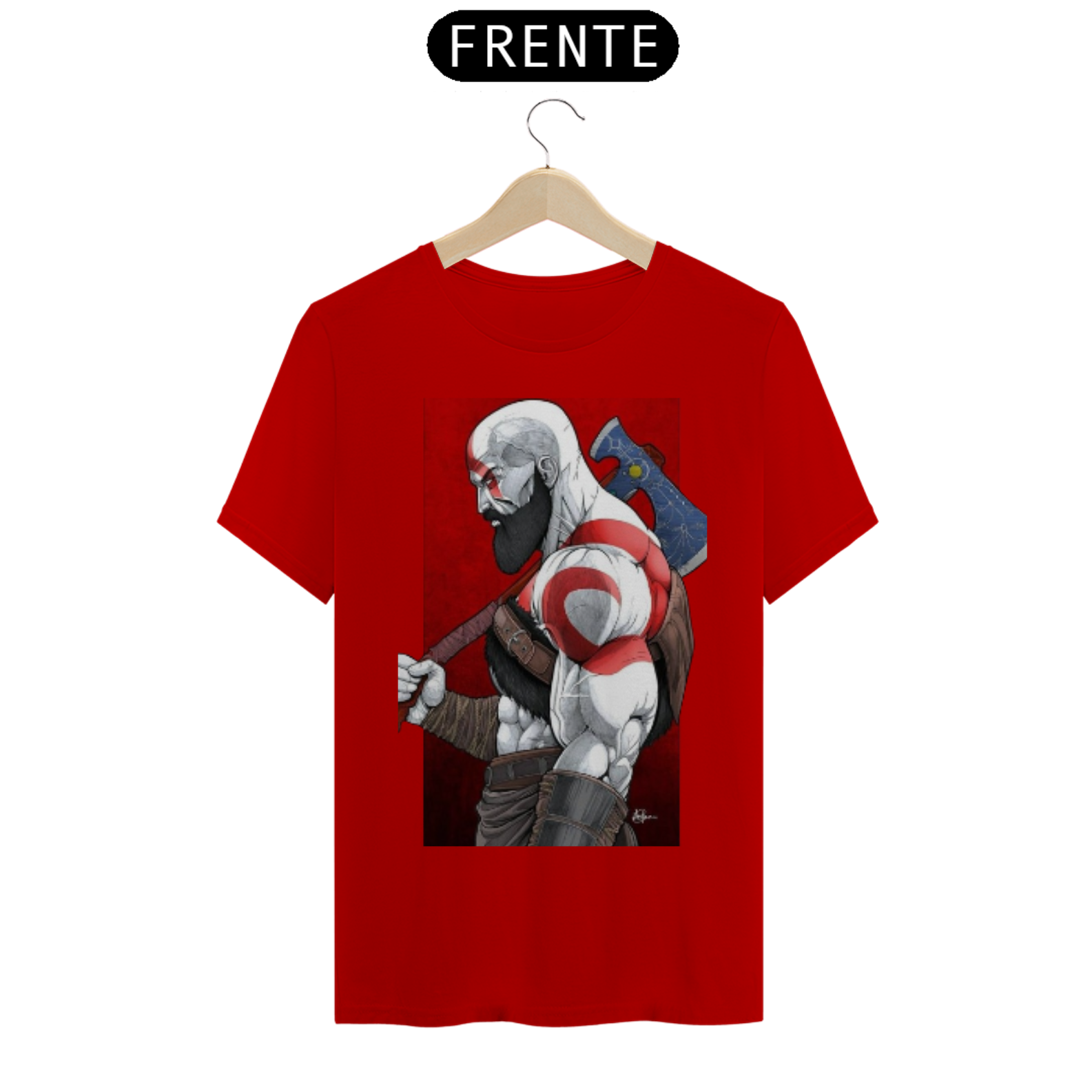 Nome do produto: Camiseta Deus da Guerra Machado