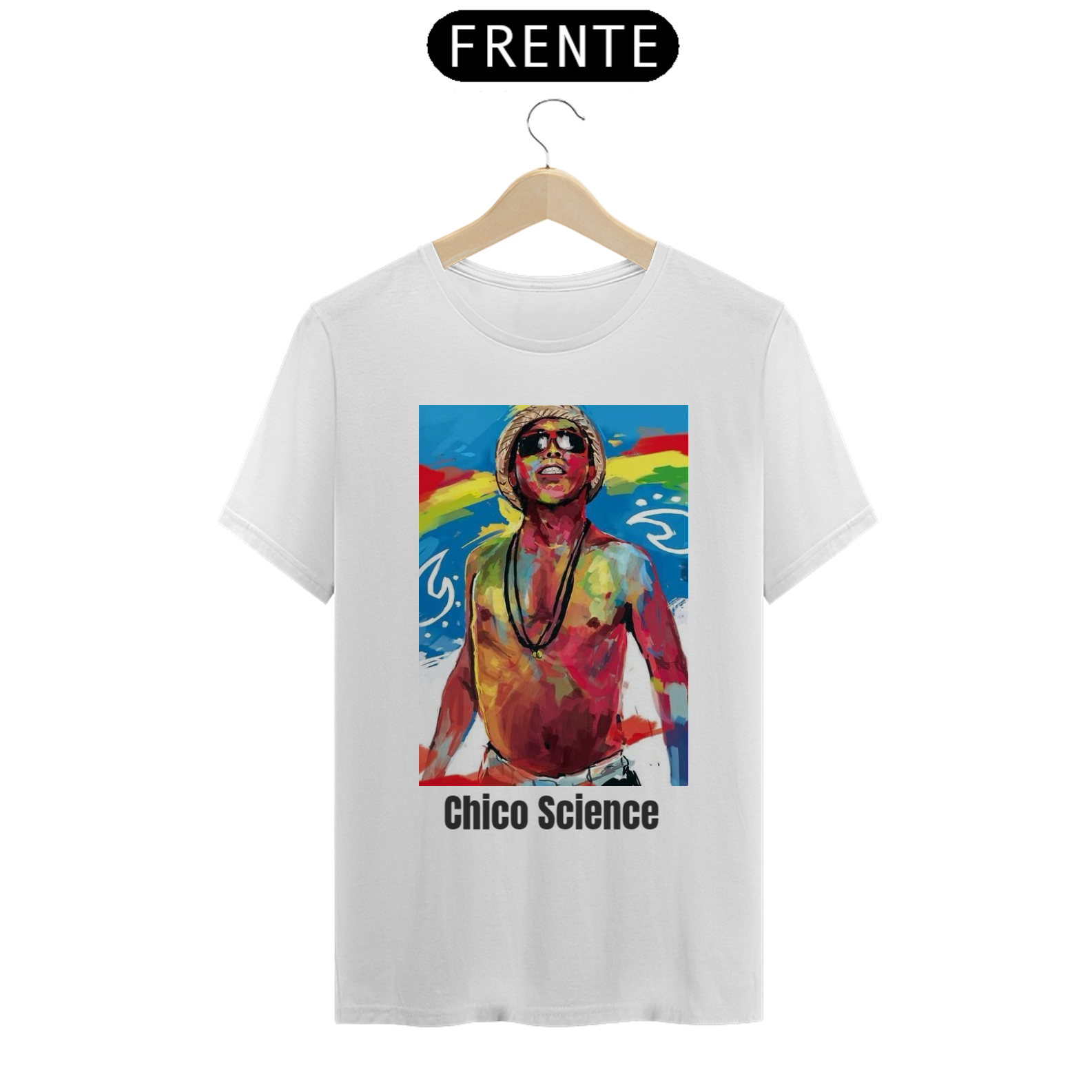 Nome do produto: Camiseta Chico Science branca