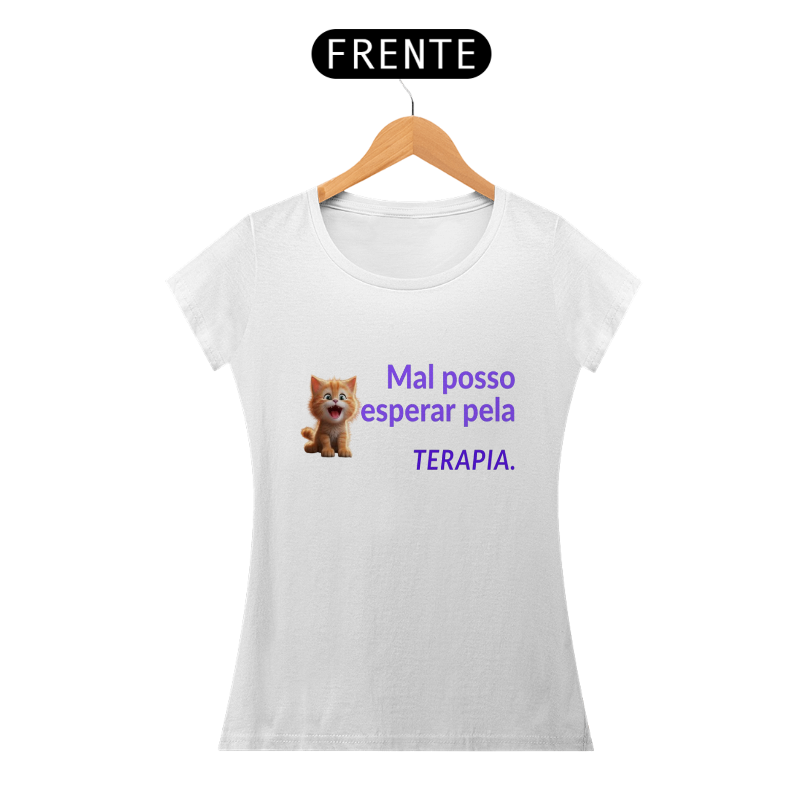 Nome do produto: Baby Look Mal posso esperar pela terapia da Luna