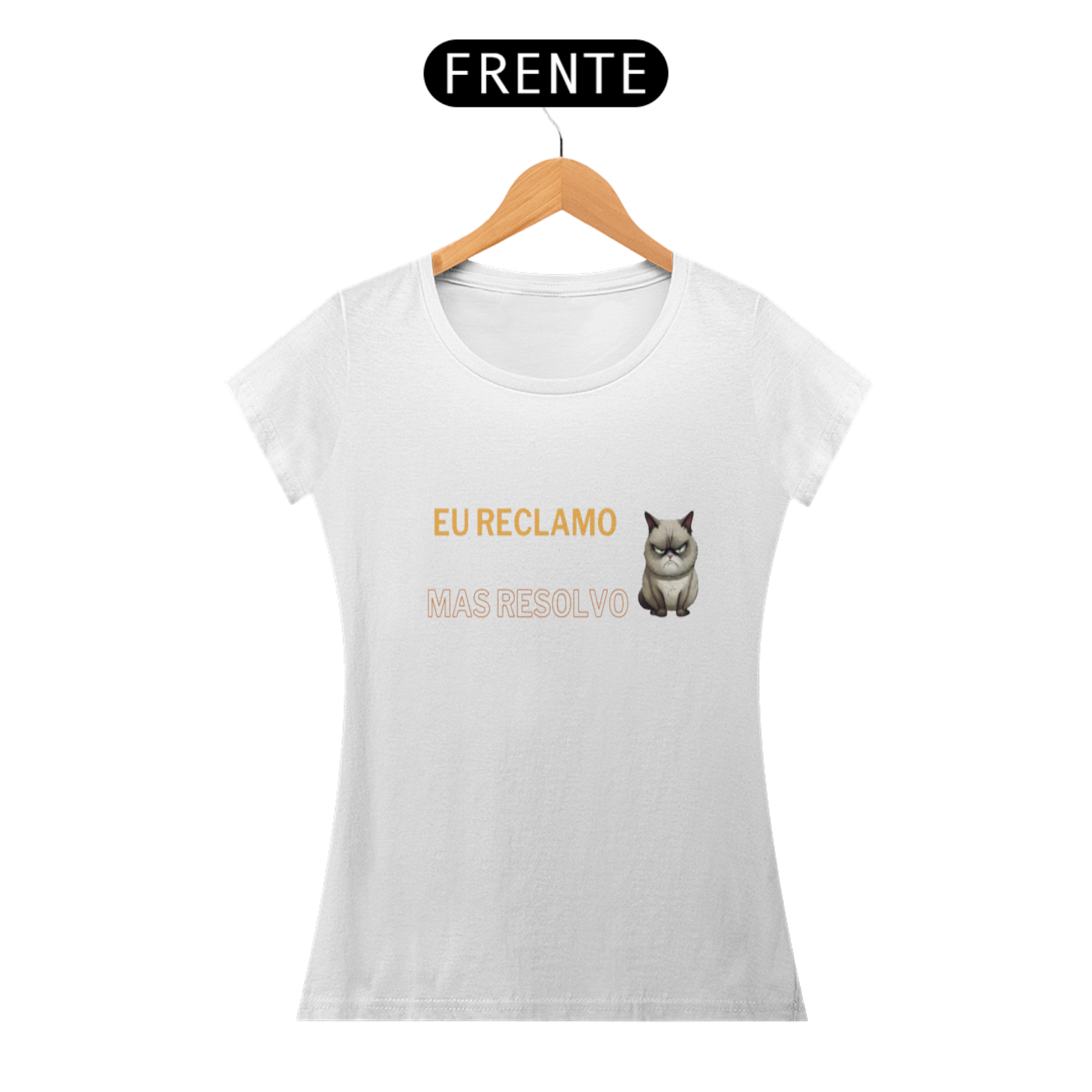 Nome do produto: Baby Look Eu Reclamo Mas Resolvo da Luna