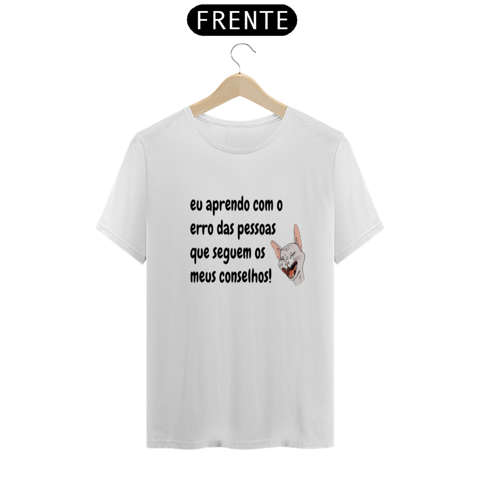 Nome do produto: Camiseta Eu Aprendo Com os Erros da Luna
