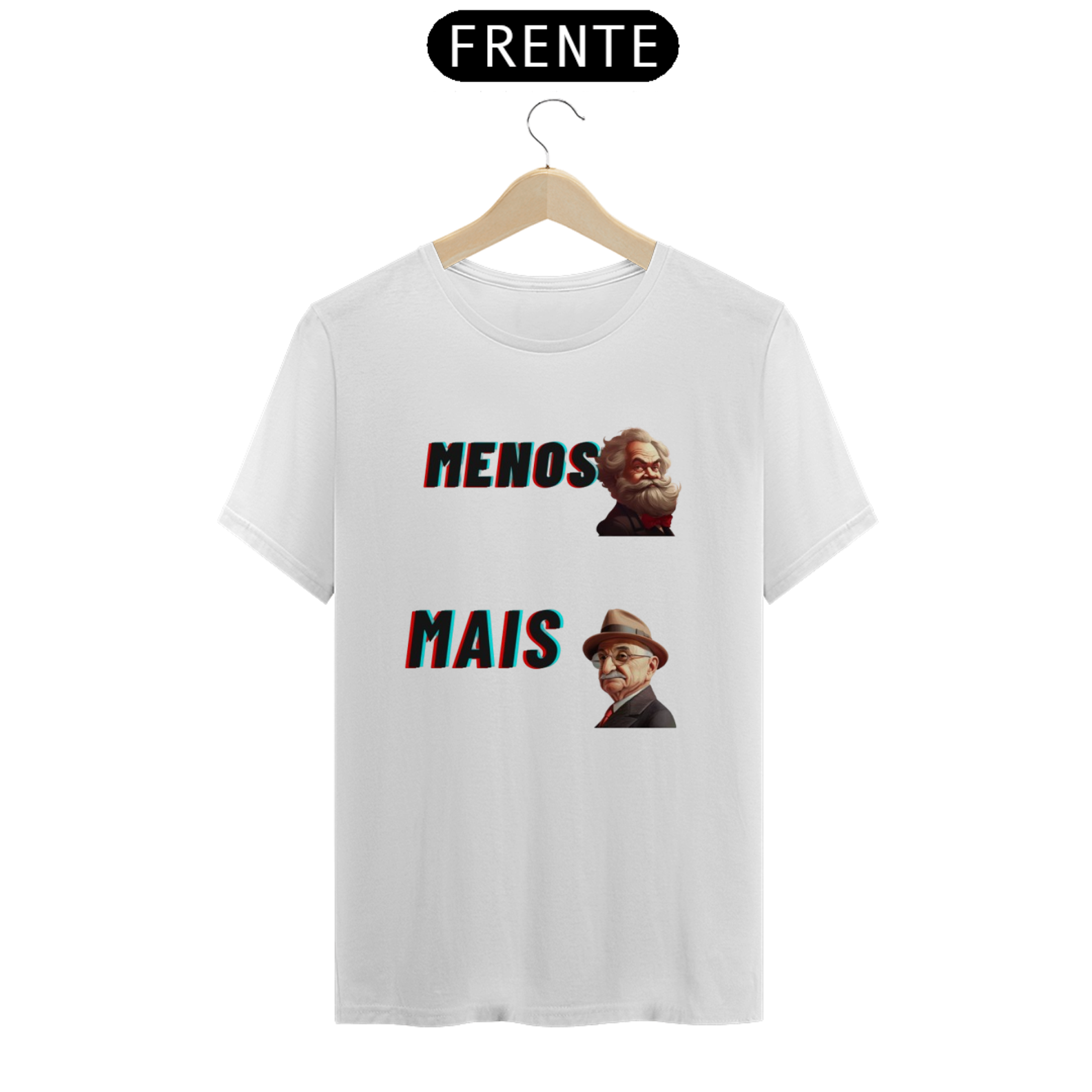 Nome do produto: Camiseta Menos Marx da Luna