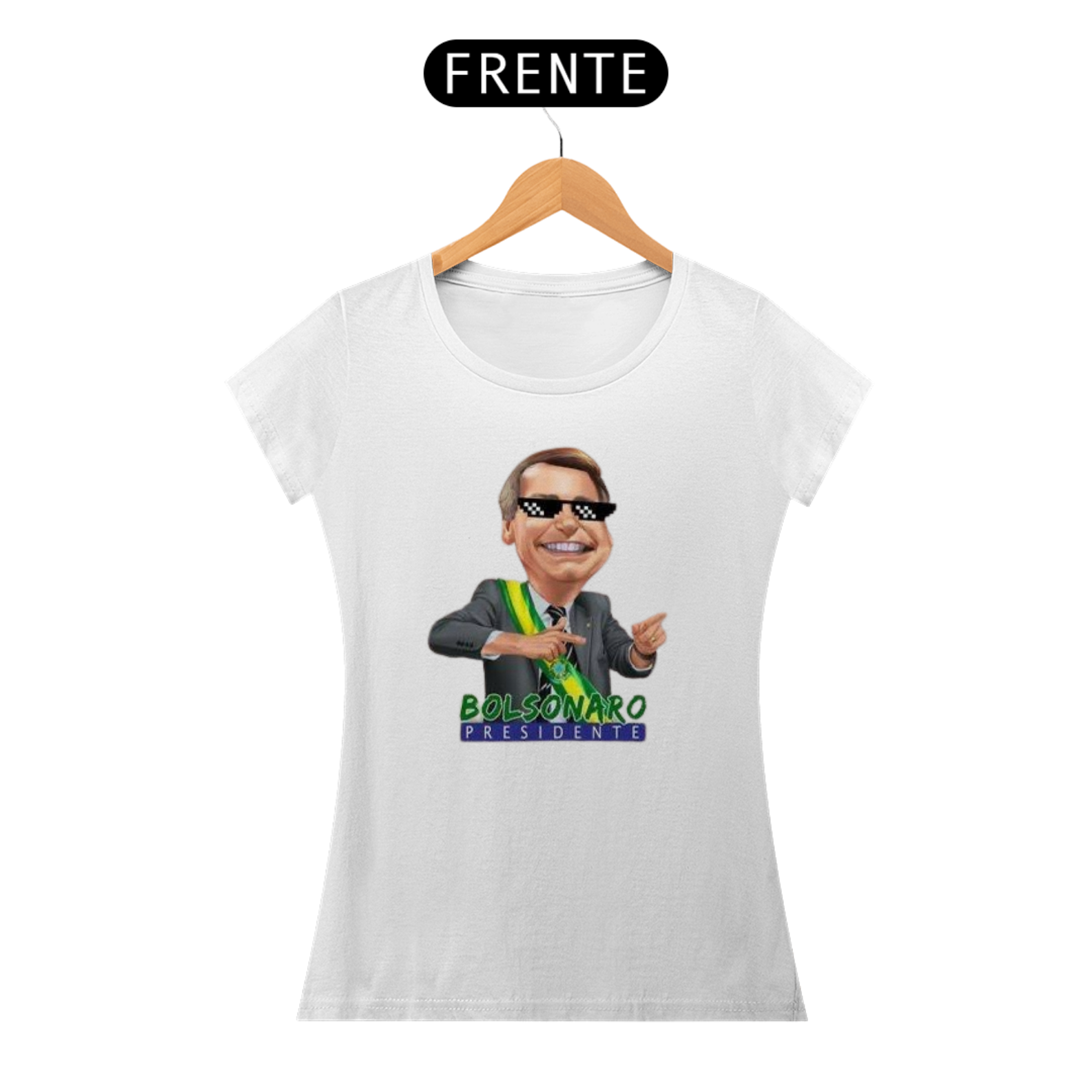 Nome do produto: Baby Look Bonoro Presidente da Luna