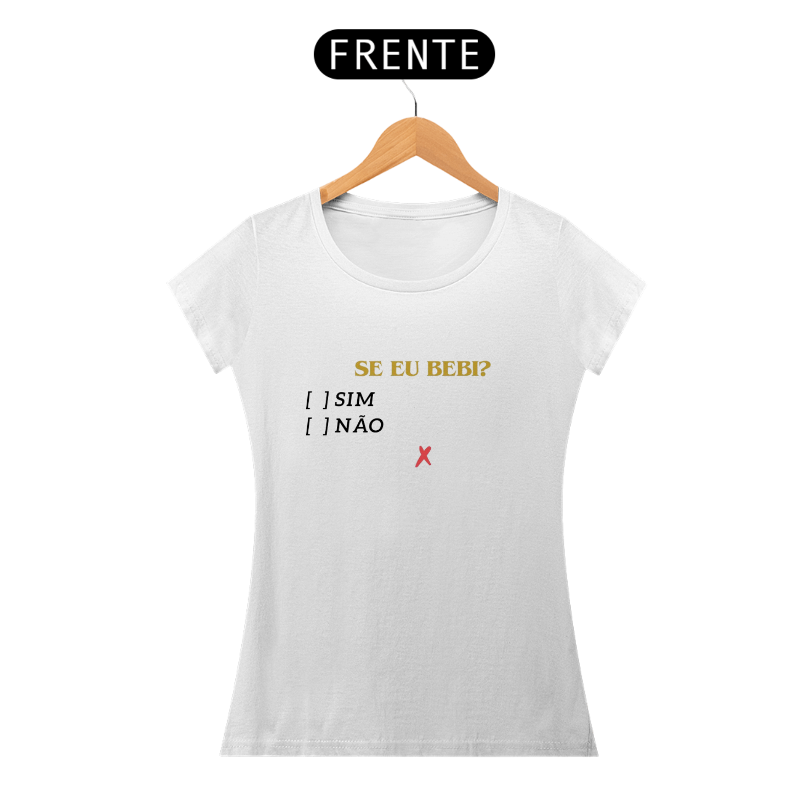 Nome do produto: Baby Look Se Eu Bebi da Luna