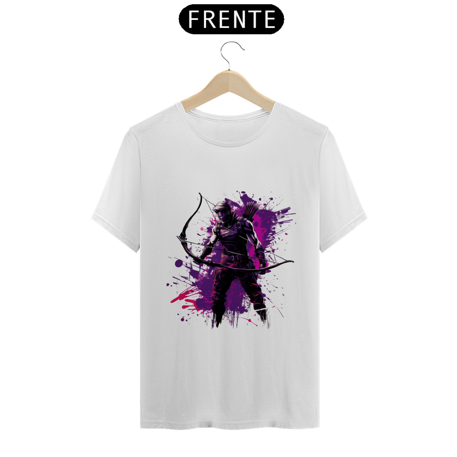 Nome do produto: Camiseta Gavião Arqueiro Avengers da Luna