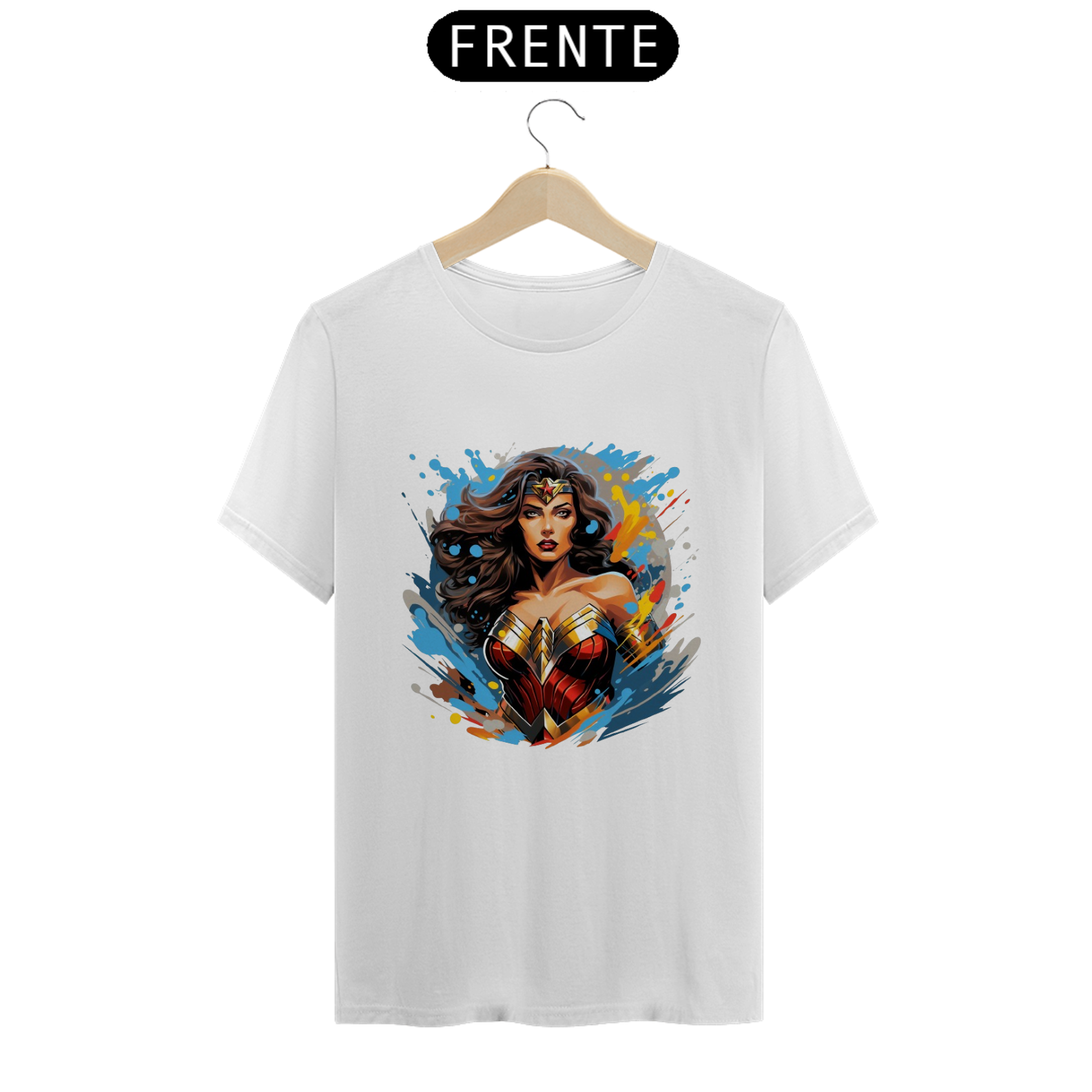 Nome do produto: Camiseta Mulher Maravilha da Luna