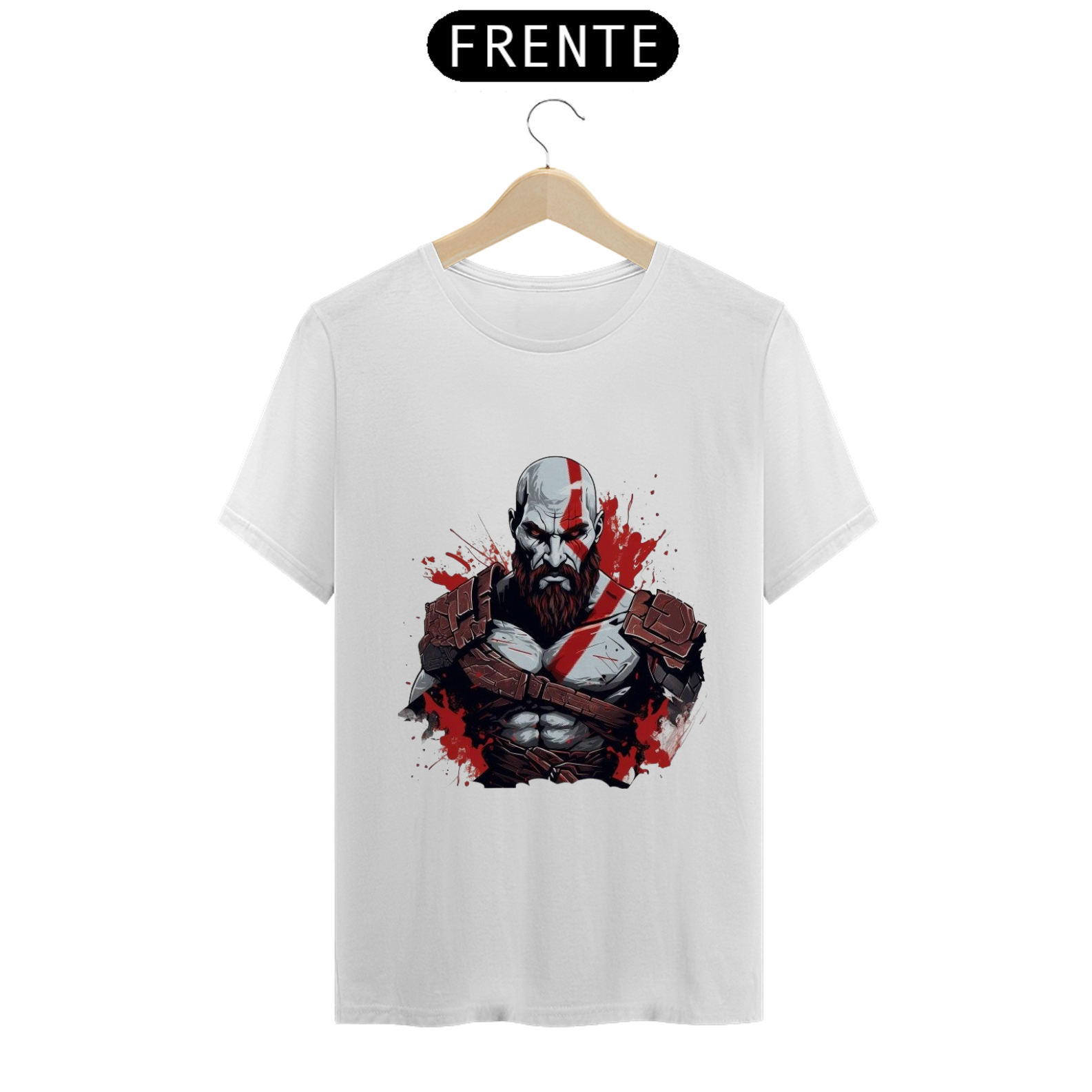 Nome do produto: Camiseta Kratos God Of War da Luna