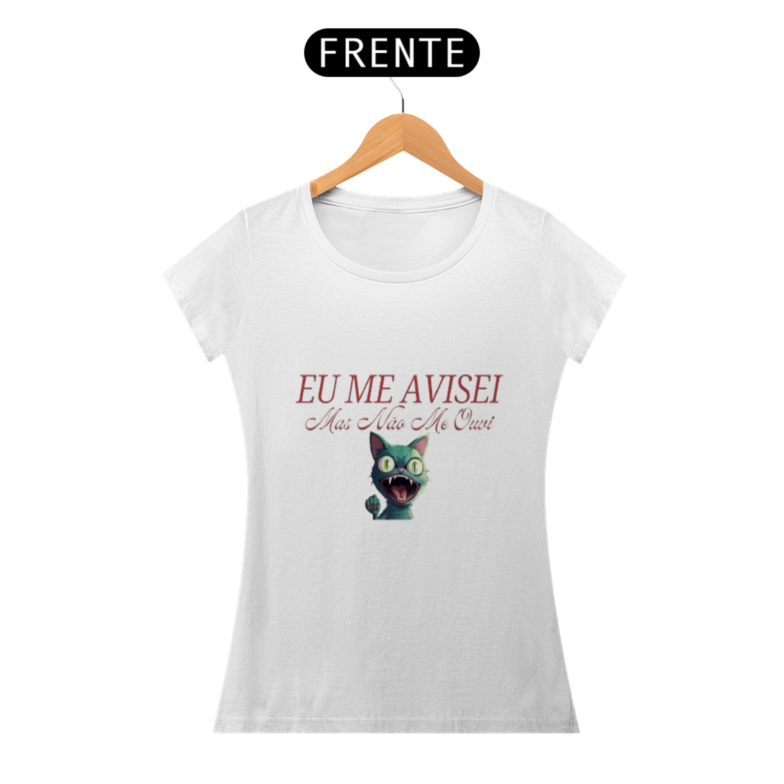 Nome do produto: Baby Look Eu Me Avisei da Luna