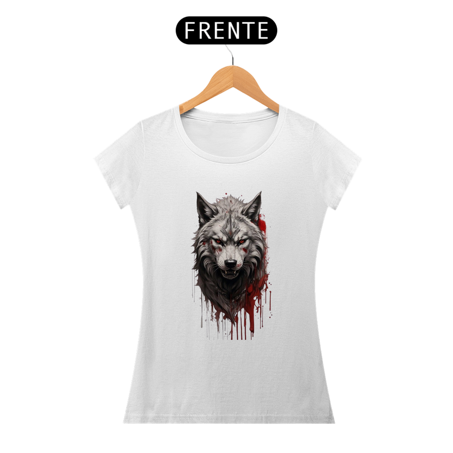 Nome do produto: Baby Look de Lobo da Luna