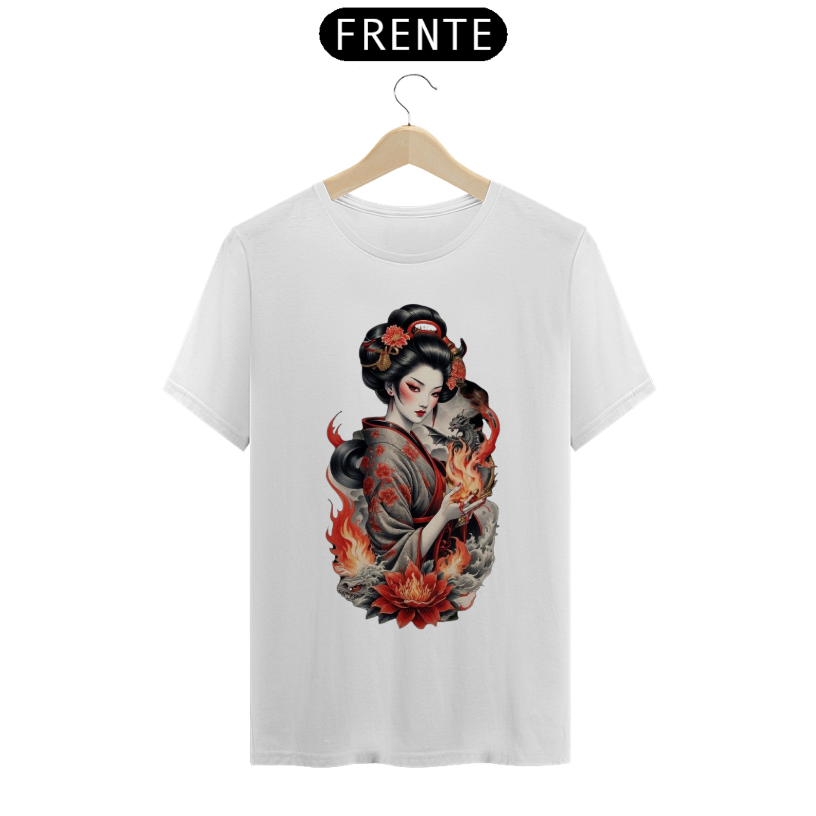 Nome do produto: Camiseta Gueixa da Luna