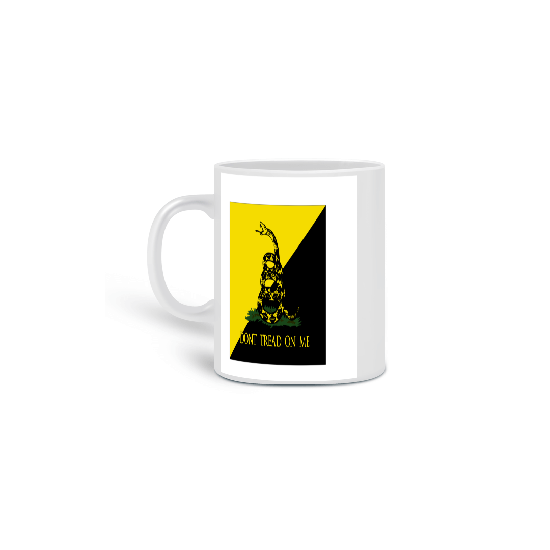 Nome do produto: Caneca Libertária Gadsden