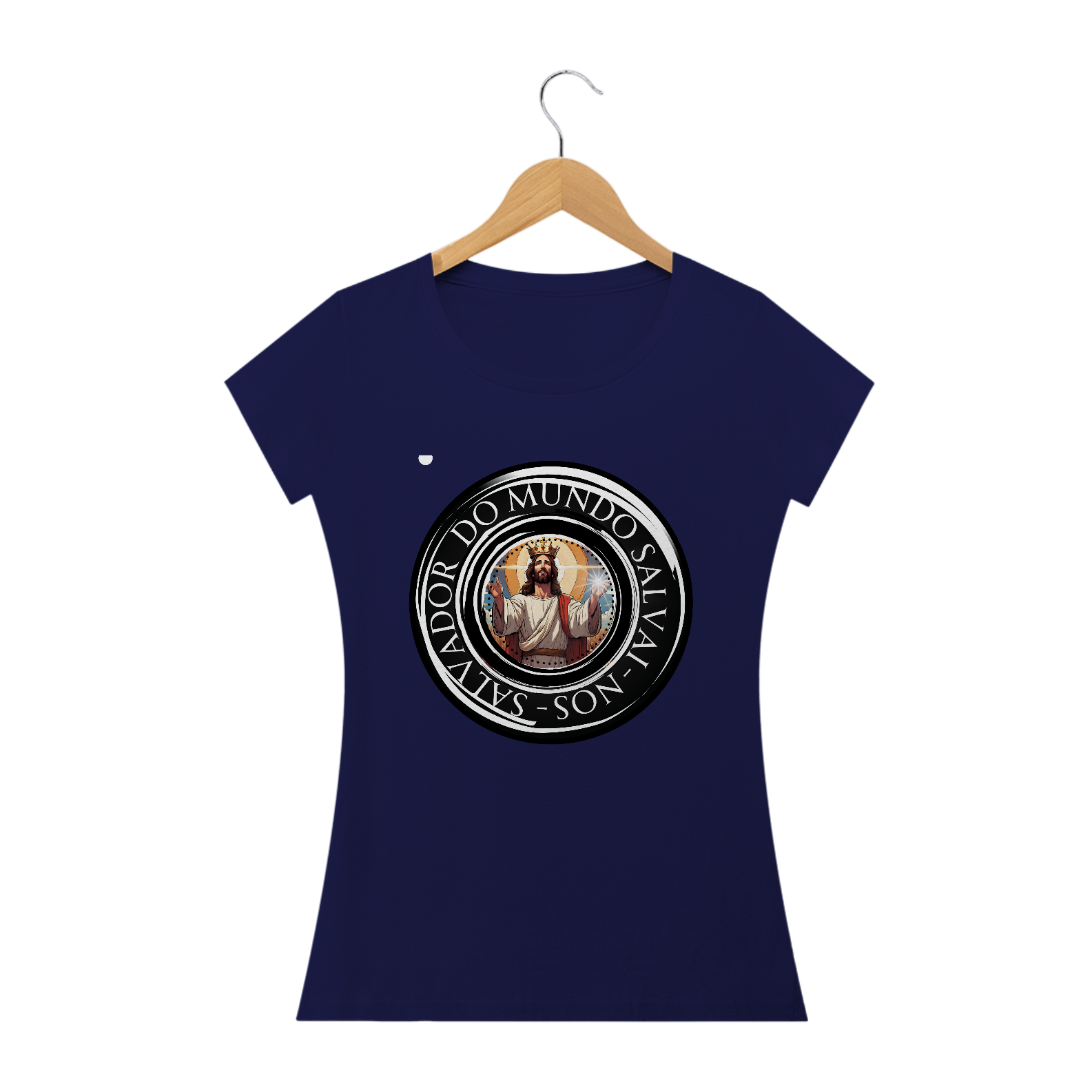 Nome do produto: Camiseta Quality Salvador do Mundo Feminina