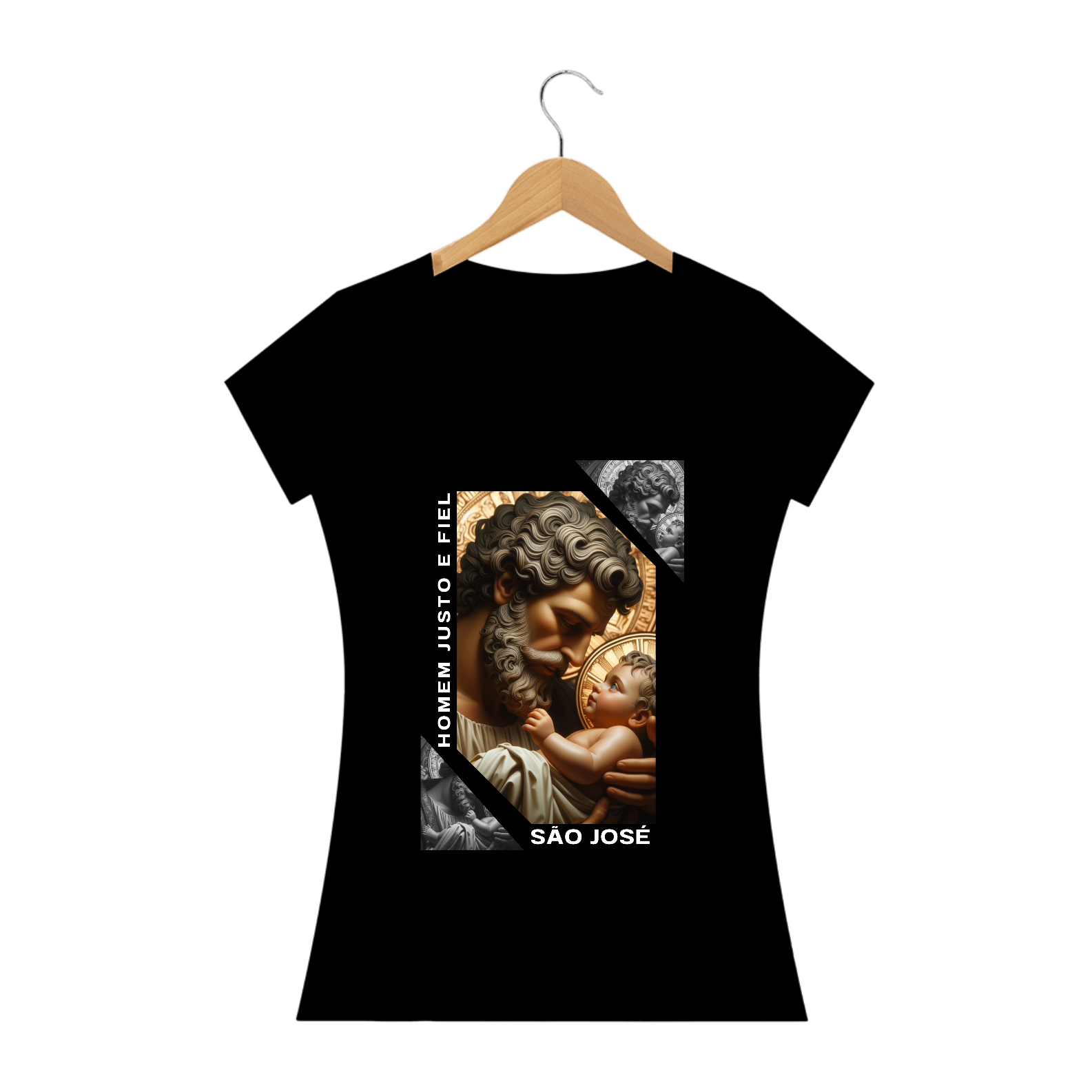 Nome do produto: Camiseta Quality São José Baby Long