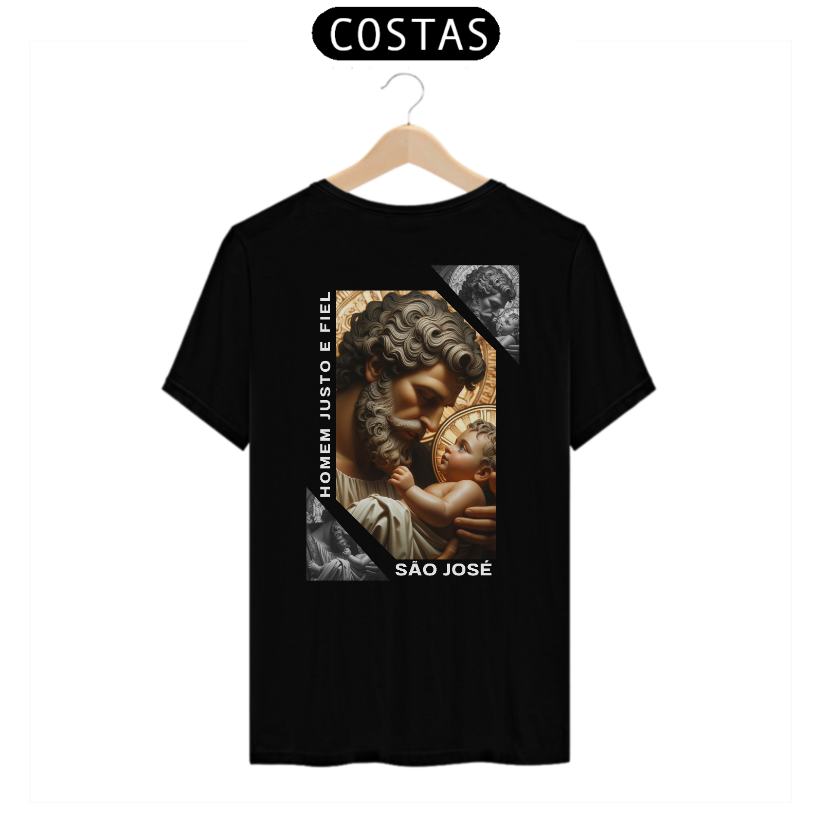 Nome do produto: Camiseta Quality São José Costas
