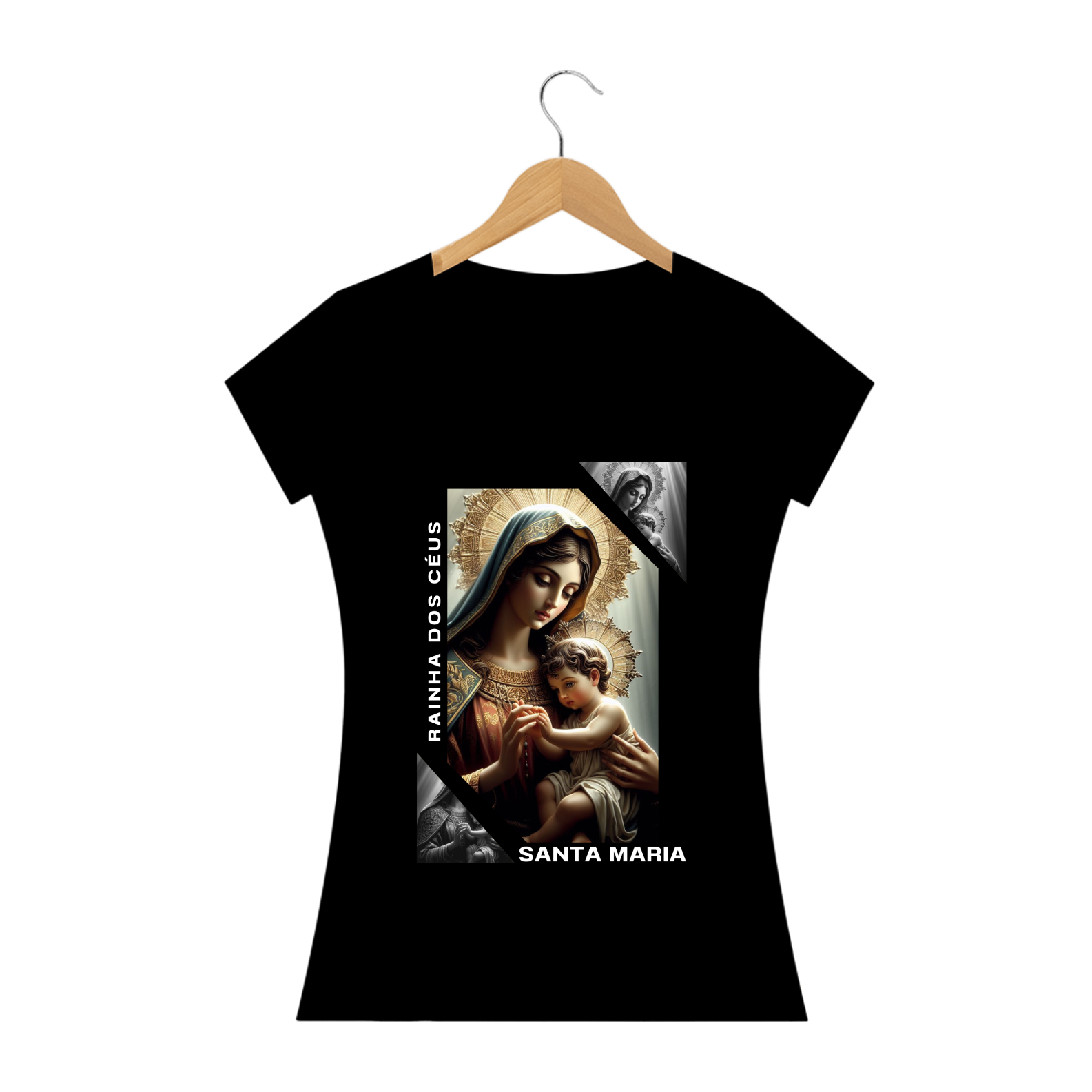 Nome do produto: Camiseta Quality Santa Maria Baby long