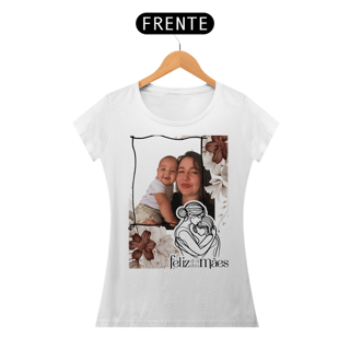 Blusa ( Baby Long Classic) personalizada dia das mães 