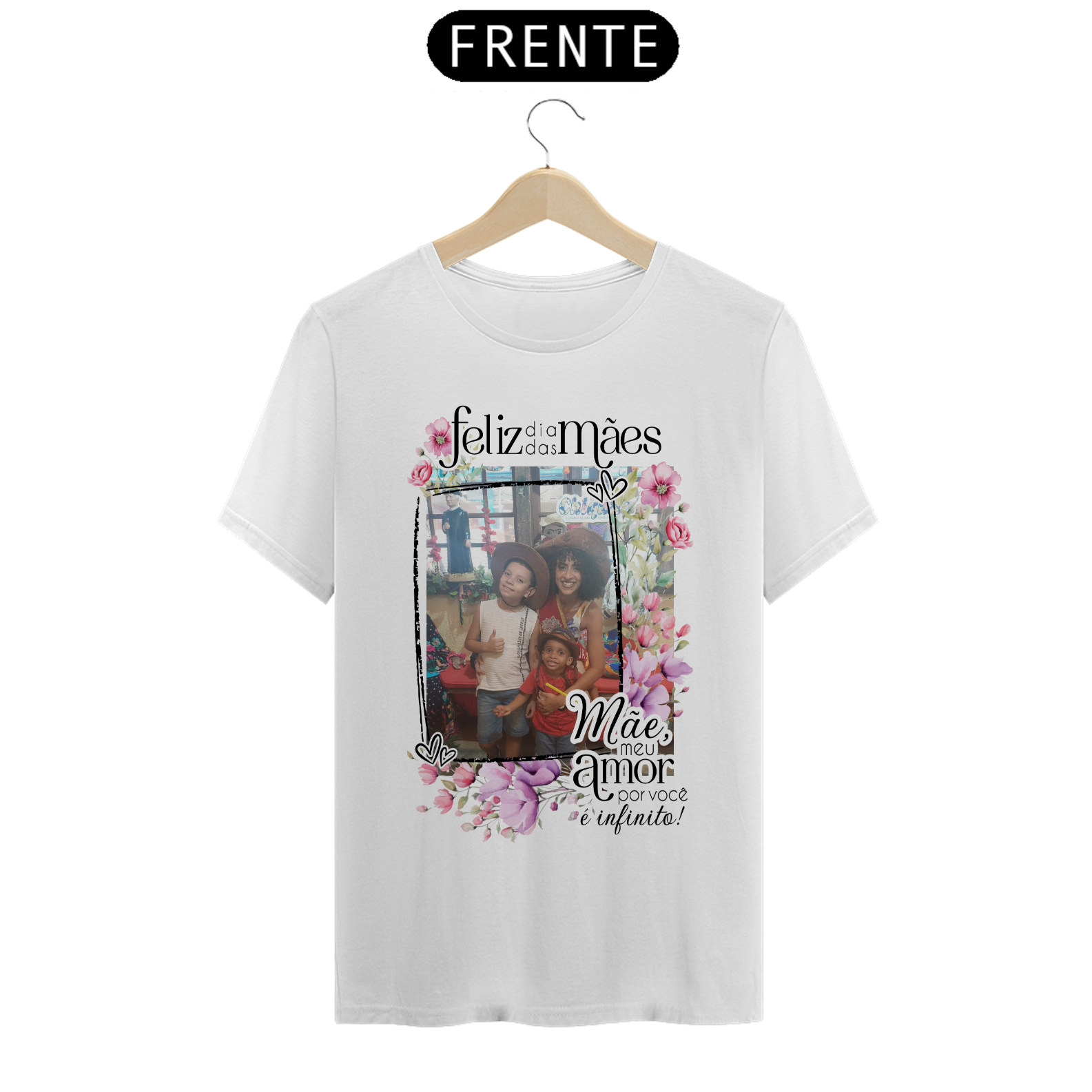 Blusa( T-Shirt Prime)  personalizada dia das mães