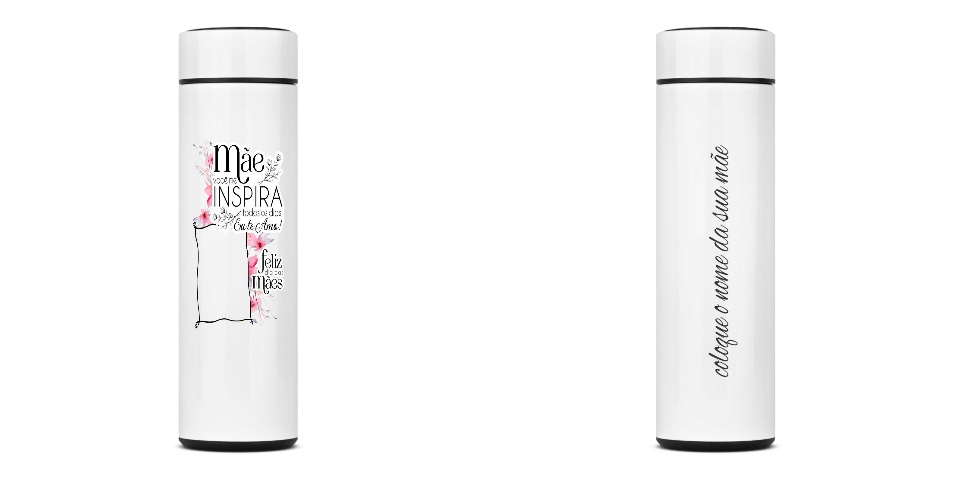 Garrafa Térmica personalizada dia das mães (personalize com a sua foto e nome)