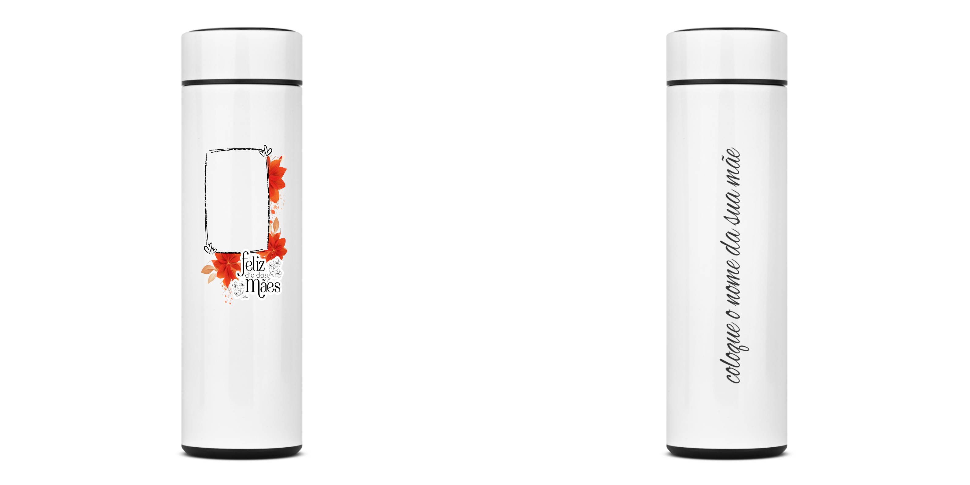 Garrafa térmica personalizada dia das mães ( personalize com seu nome e foto)