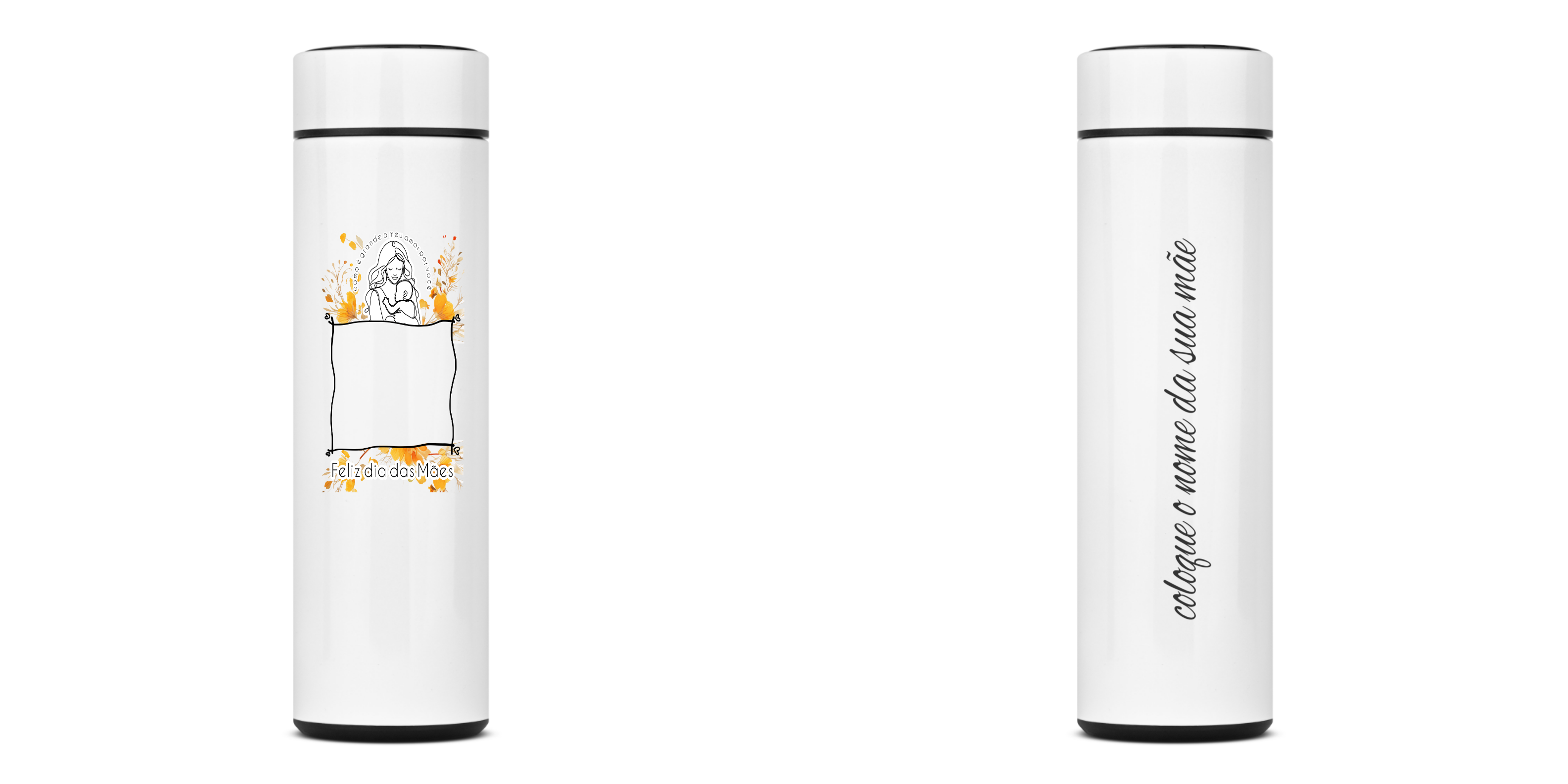 Garrafa térmica personalizada dia das mães ( personalize com sua foto e nome)