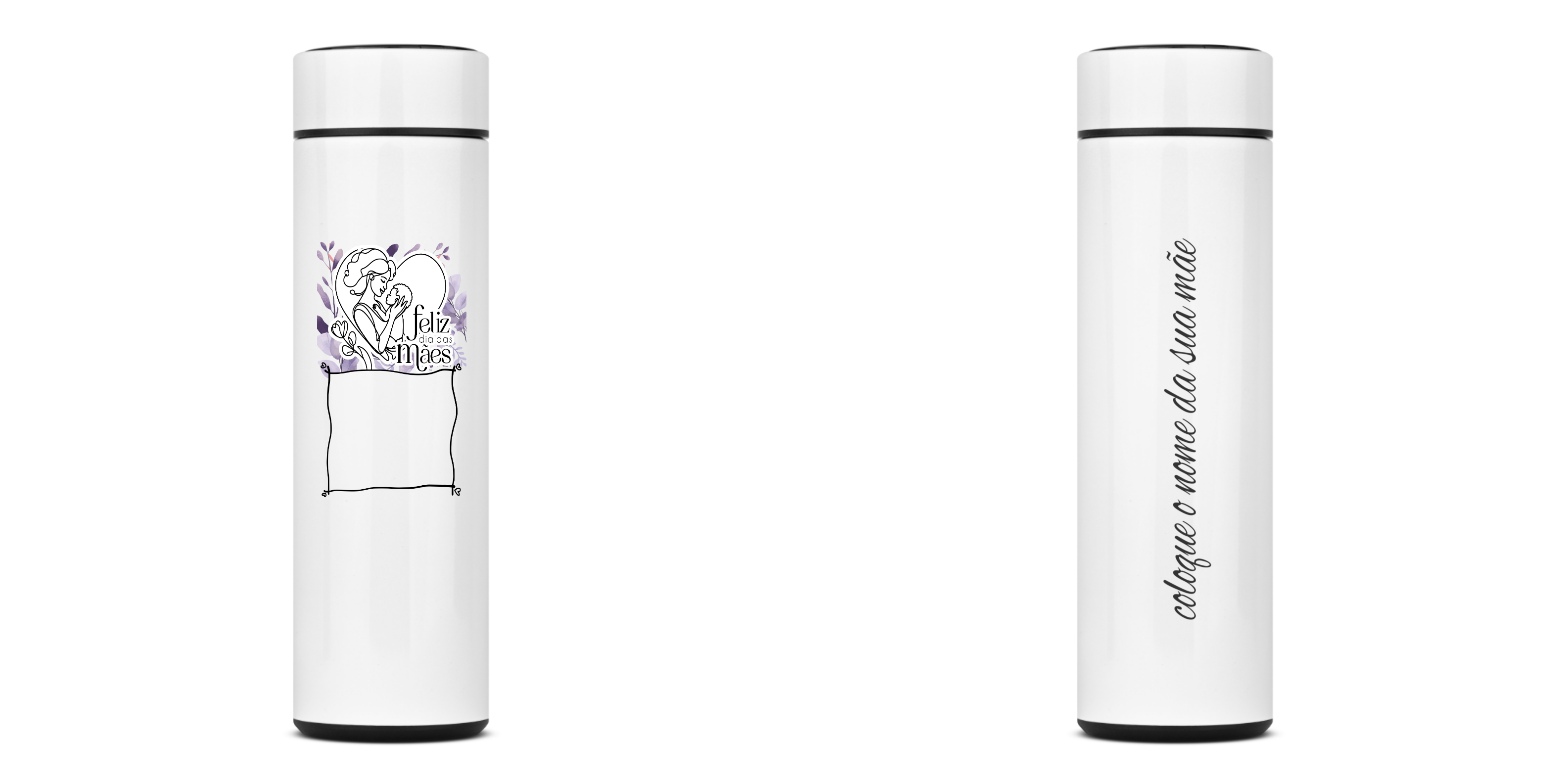 Garrafa térmica personalizada dia das mães (personalize com sua foto e nome )