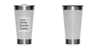 Copo térmico personalizado (personalize com sua foto e seu nome)