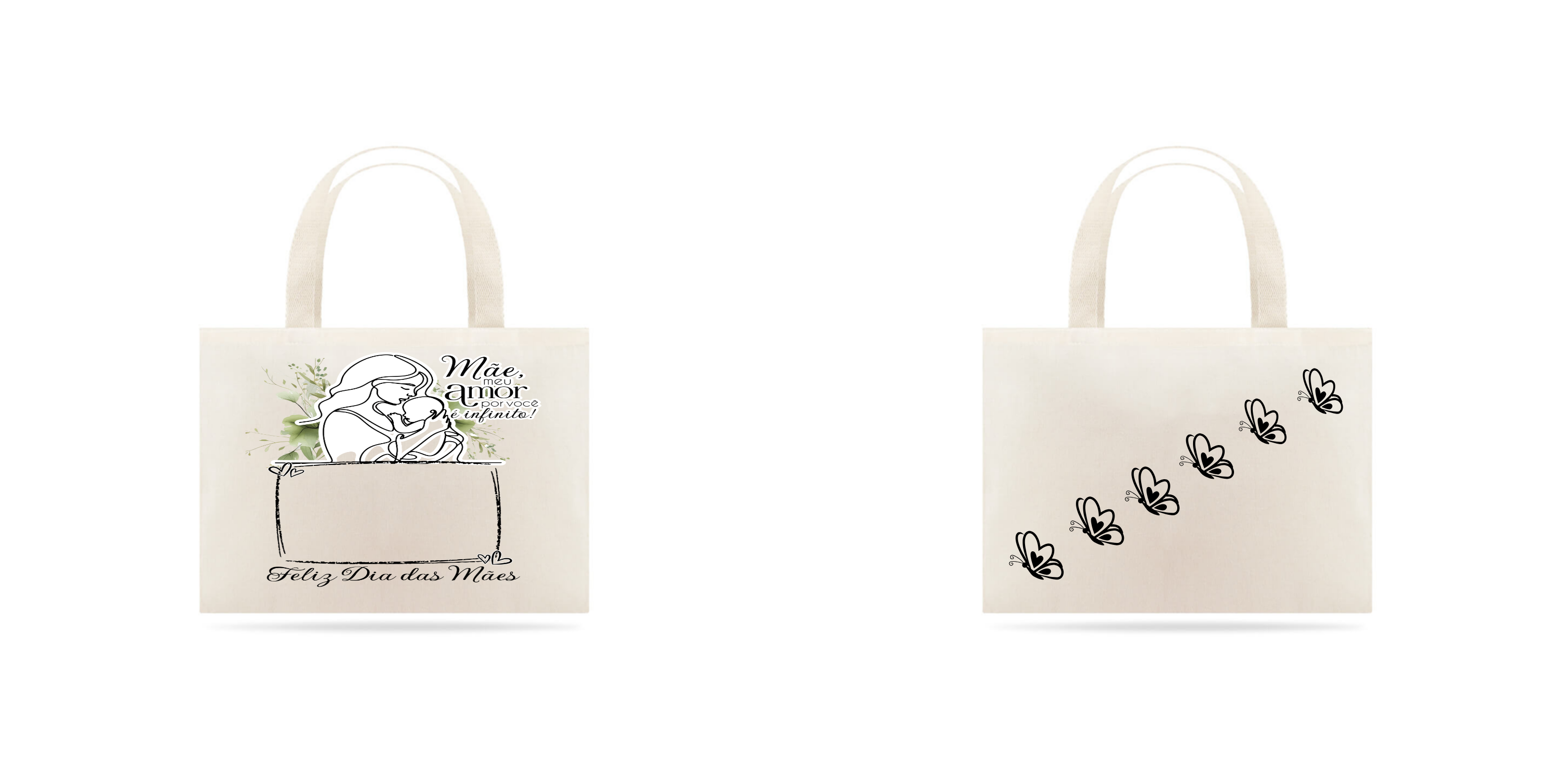 Ecobag personalizada dia das mães ( personalize com sua foto)