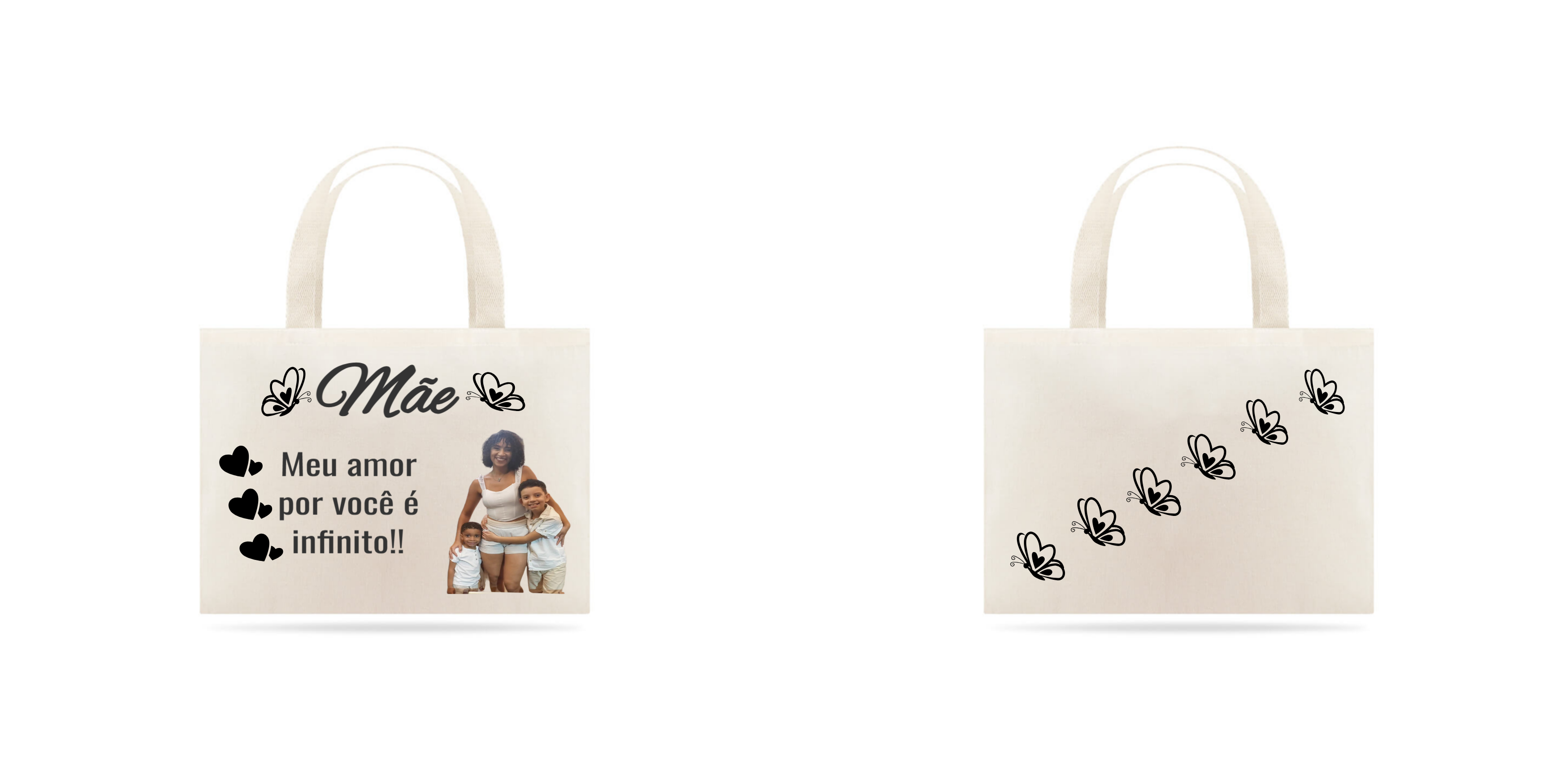 Ecobag personalizada dia das mães ( personalize com a sua foto)