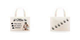 Ecobag personalizada dia das mães ( personalize com a sua foto)