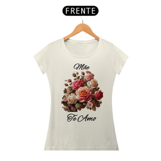 Blusa ( Baby Long Pima) personalizada  dia das mães