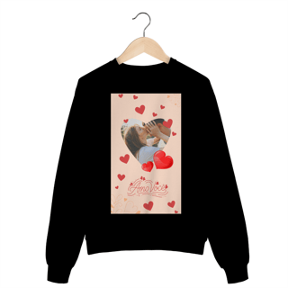 Moletom fechado personalizado (entre em contato conosco e personalize com a sua foto)