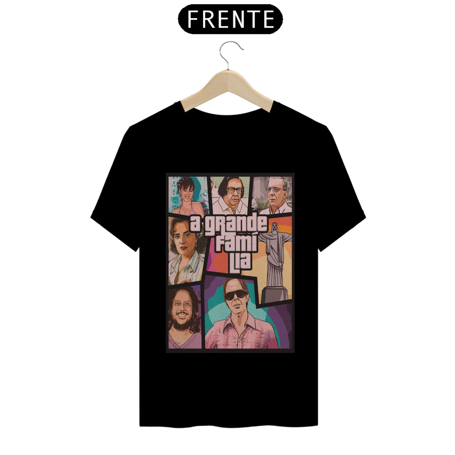 Nome do produto: CAMISETA A GRANDE FAMILIA GTA