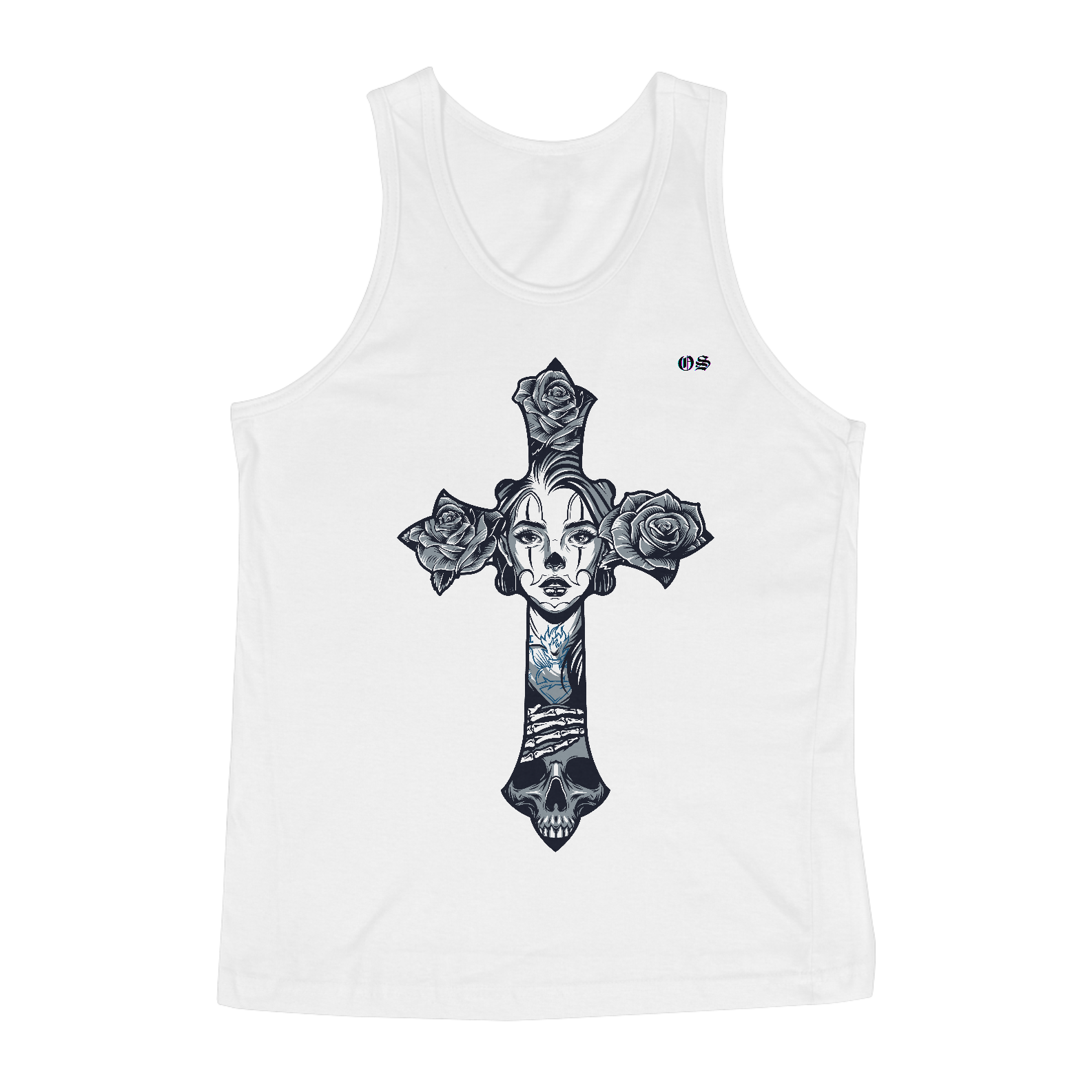 Nome do produto: Camiseta Regata Branca - Own Style